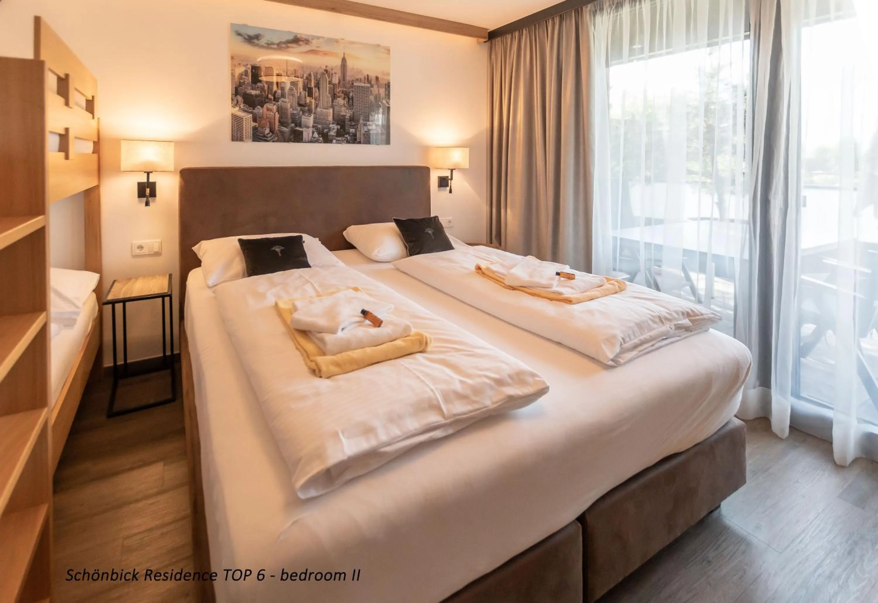 Bedroom, Bed in Schönblick Residence - Absolut Alpine Apartments