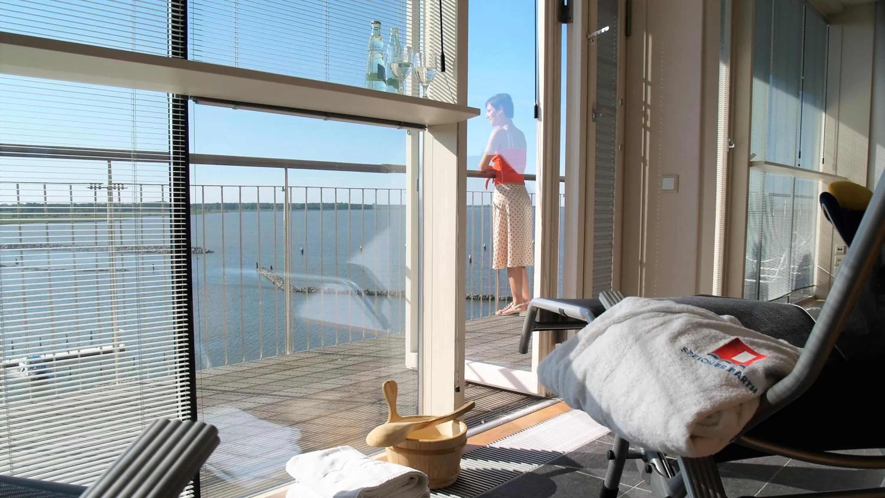 Balcony/Terrace in Speicher Barth - Superior-Hotel