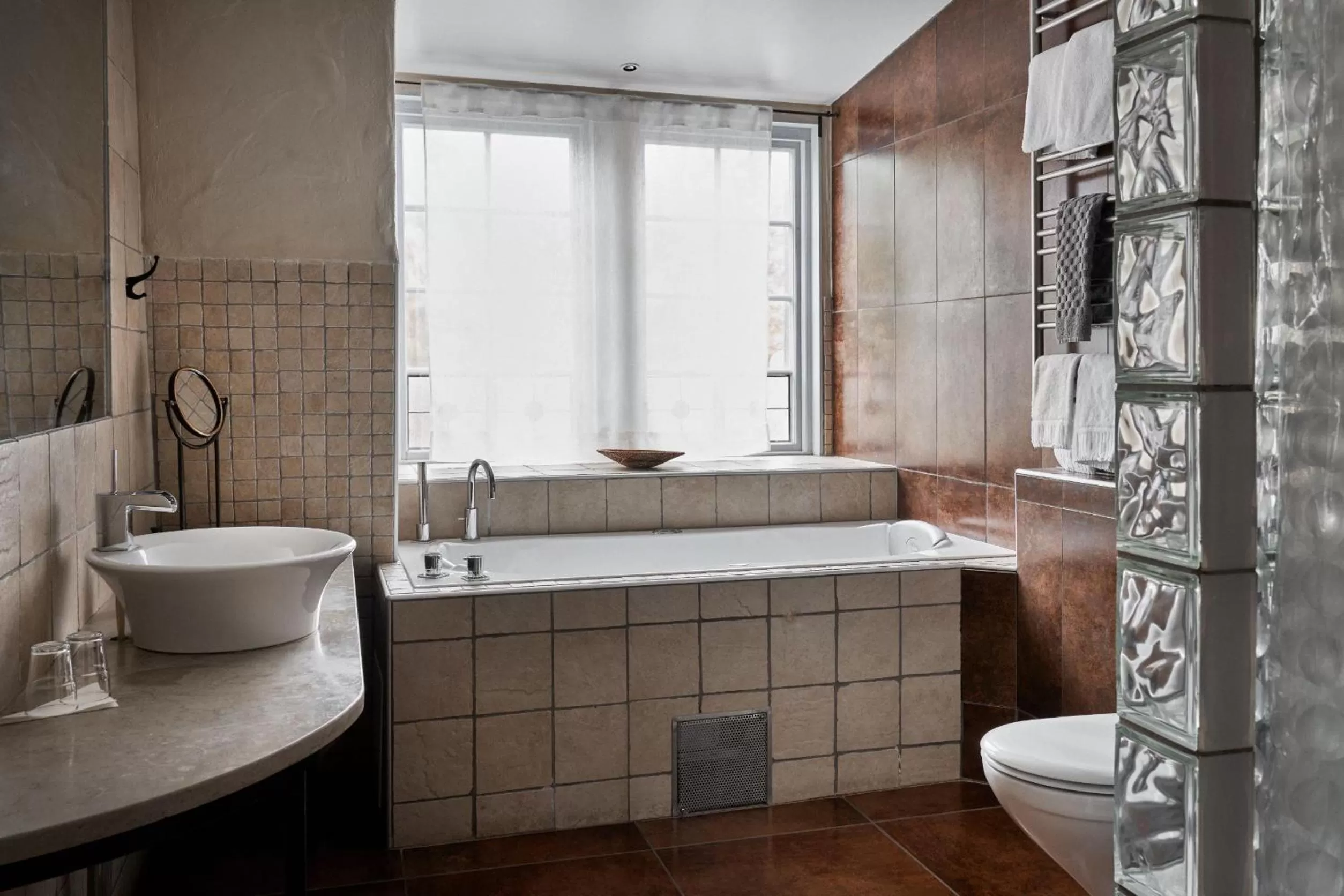 Bathroom in Hotel Helgeand Wisby