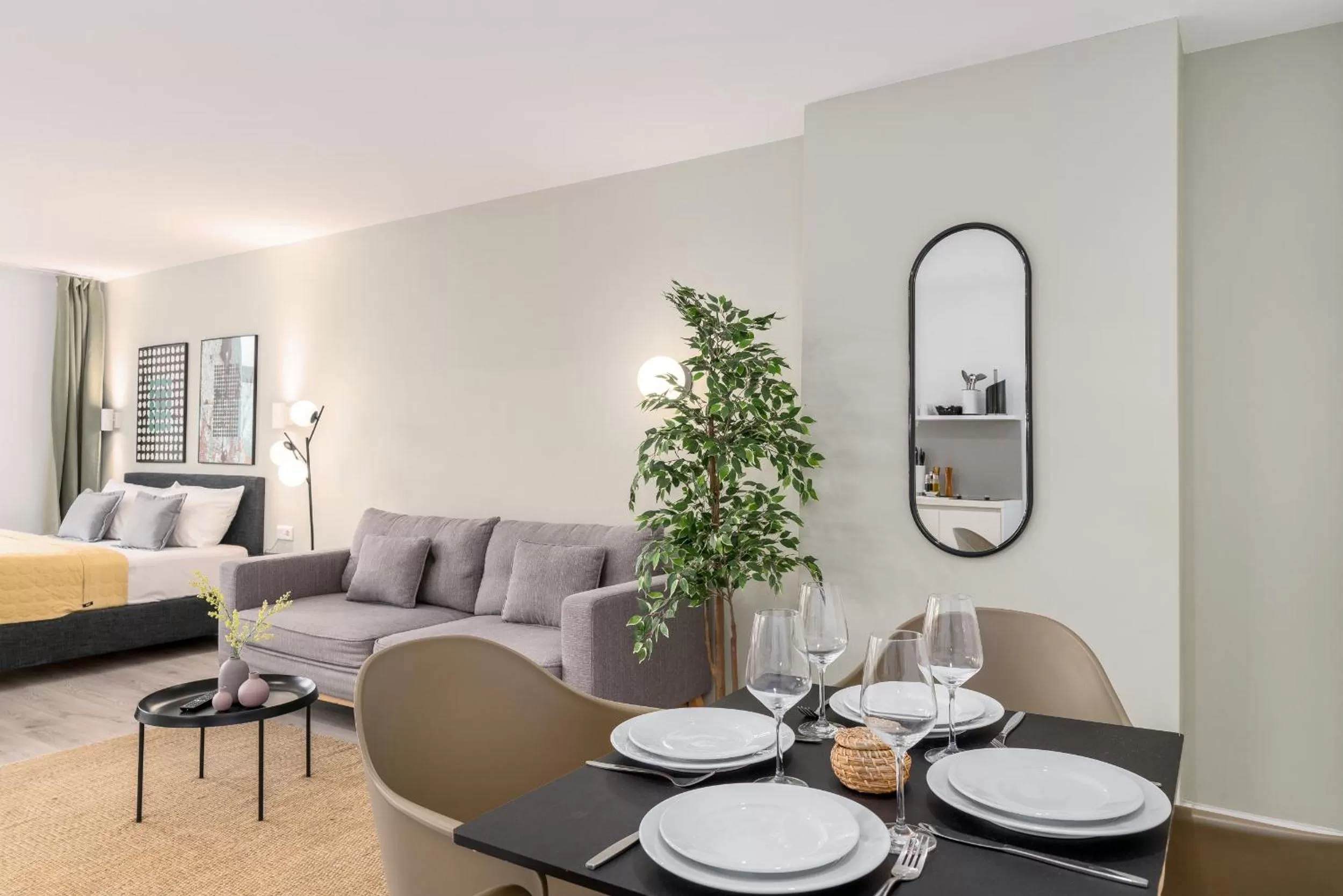 Living room in BRIGHT Dortmund City Center