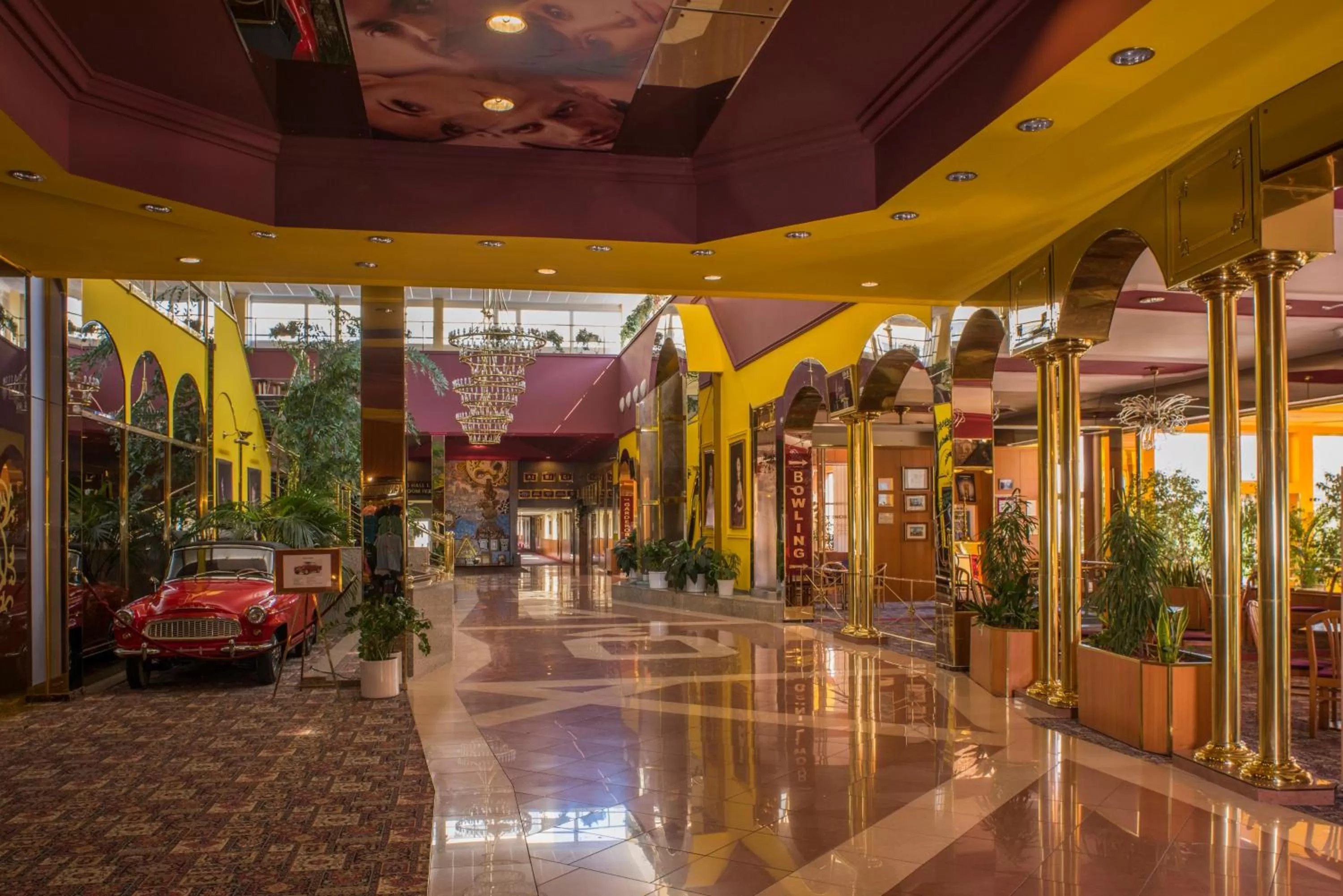 Lobby or reception in TOP HOTEL Praha