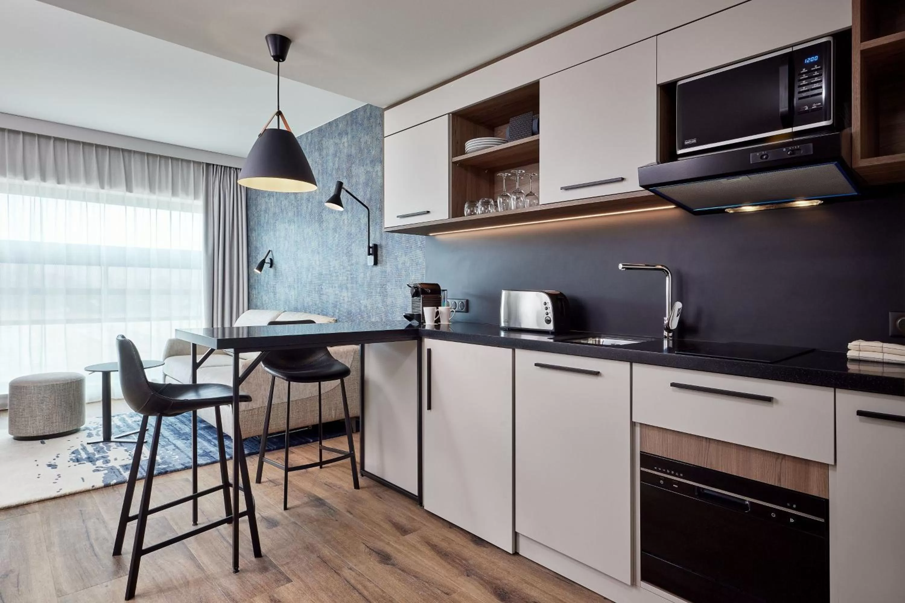 Kitchen or kitchenette in Residence Inn by Marriott Strasbourg