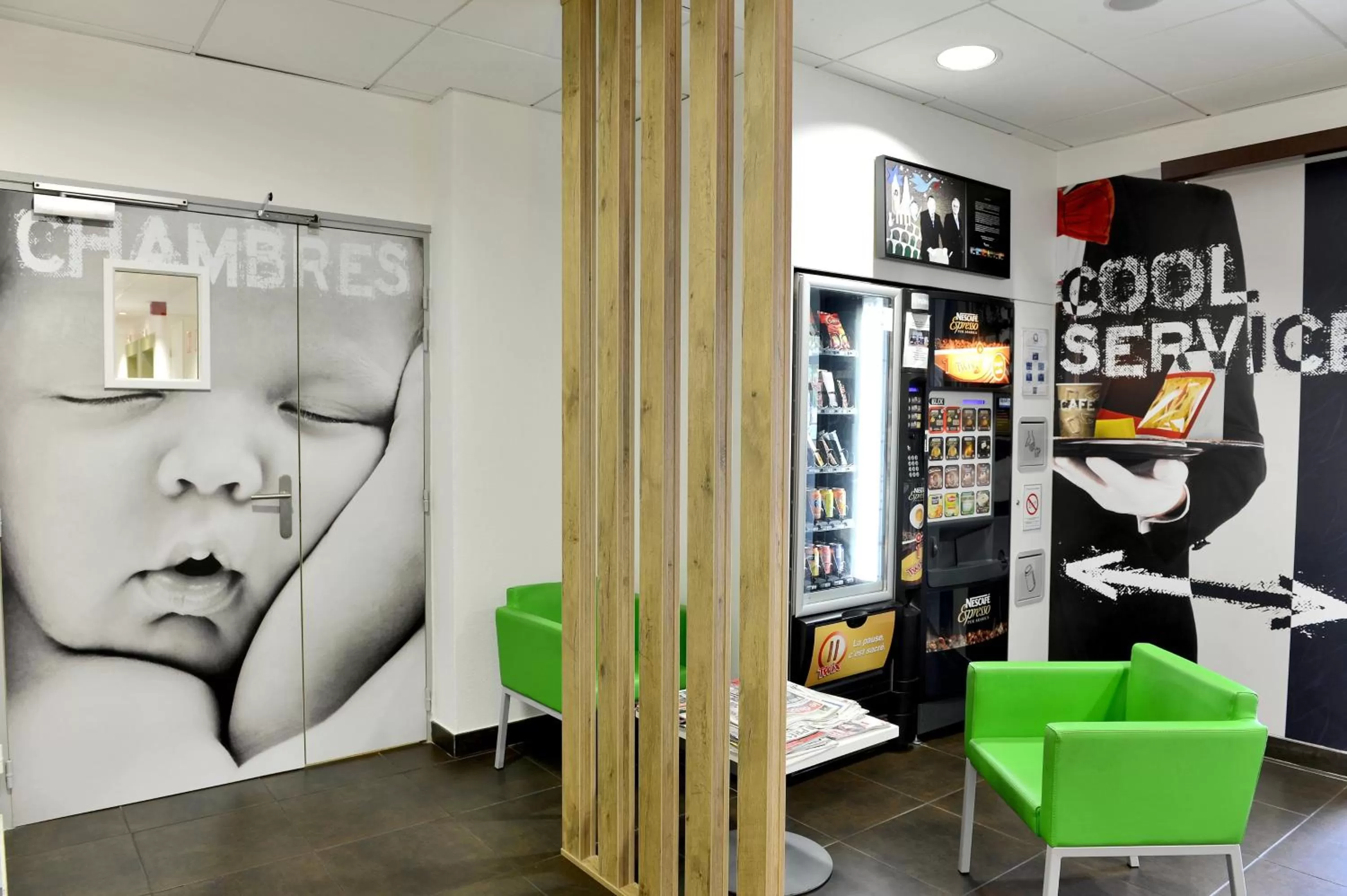 Lobby or reception in Ibis Budget Grenoble Sud Seyssins