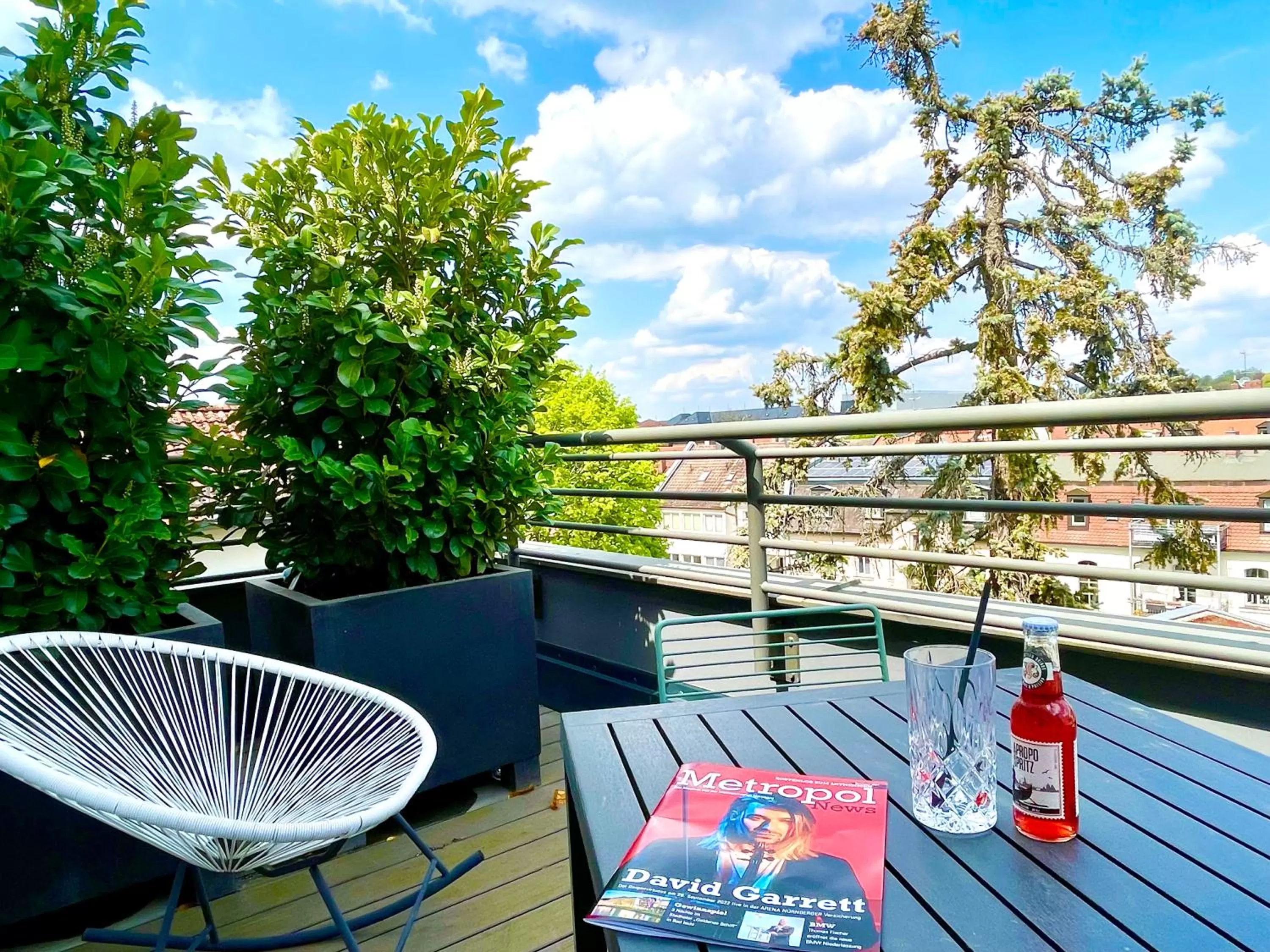 Balcony/Terrace in zeitwohnhaus SUITE-HOTEL & SERVICED APARTMENTS