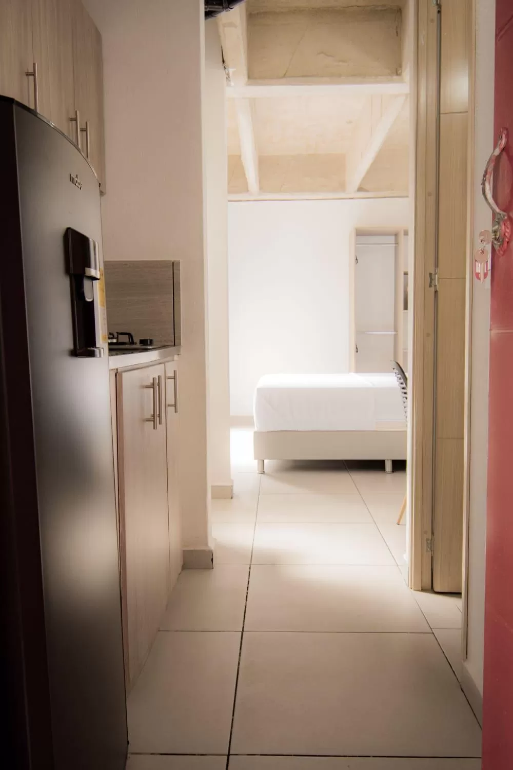 Kitchen or kitchenette, Bed in Mangata Living by Bernalo Hotels