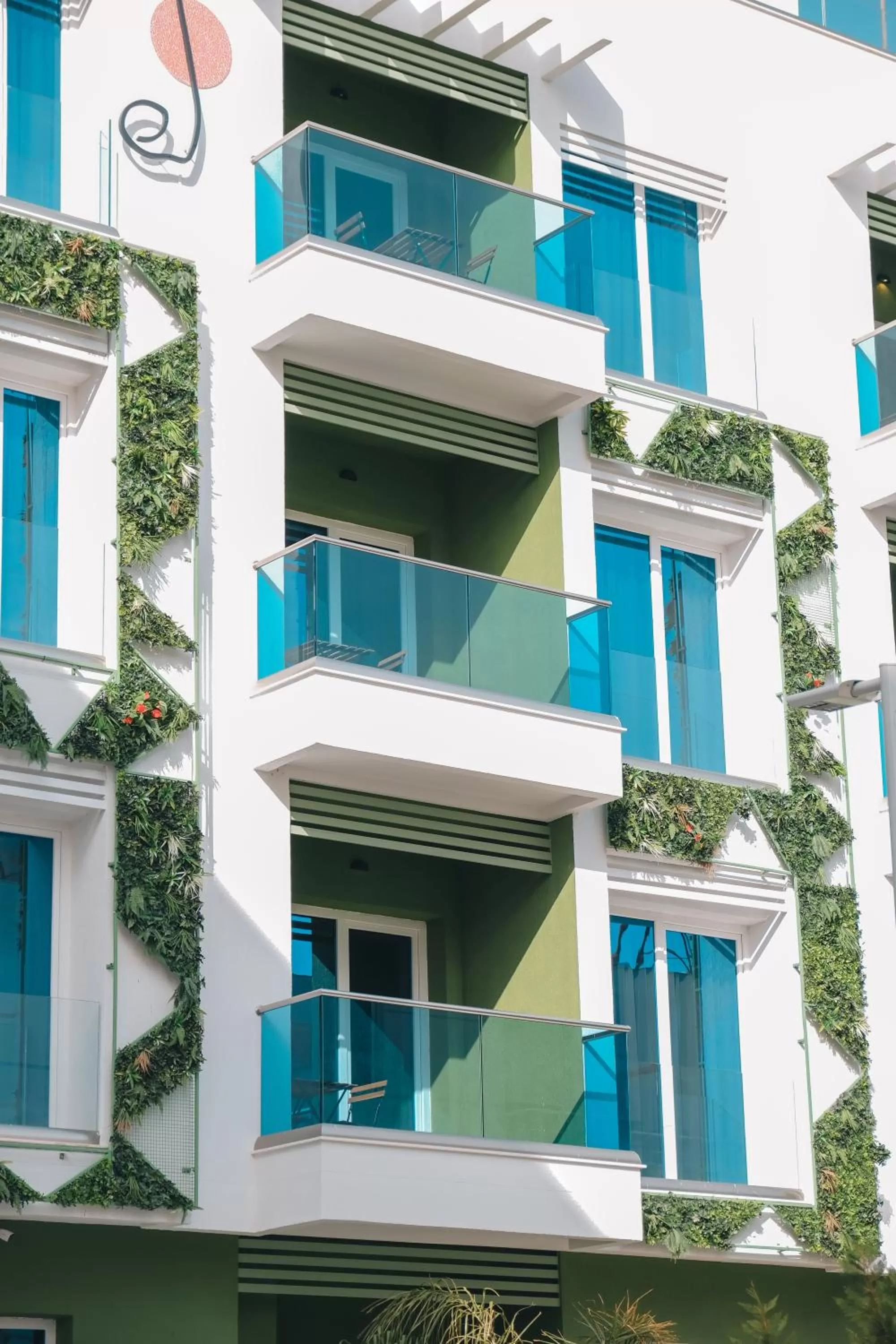 Balcony/Terrace, Property Building in Ledina Hotel