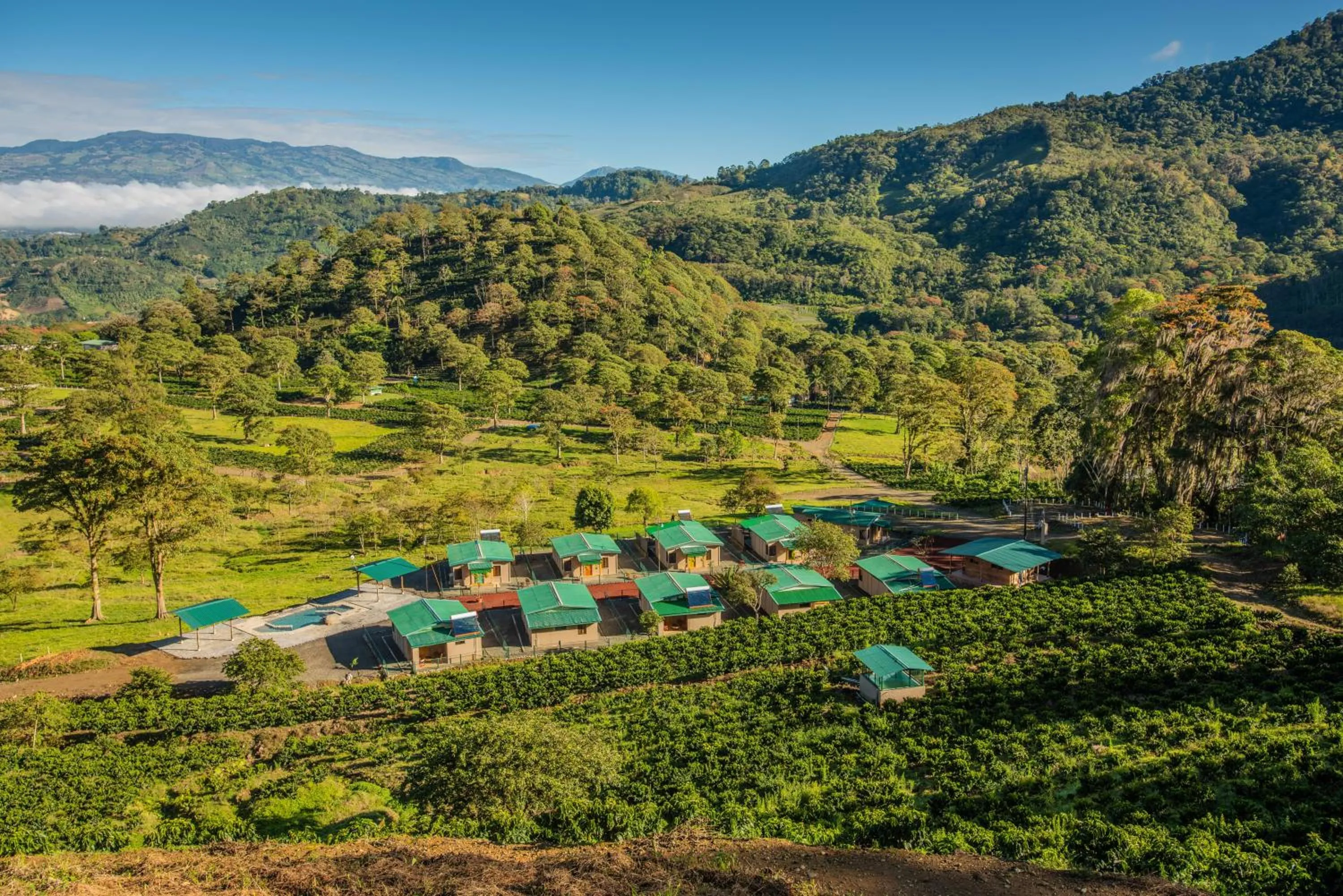 Natural landscape in Coffee Pickers Village By Hacienda Orosi