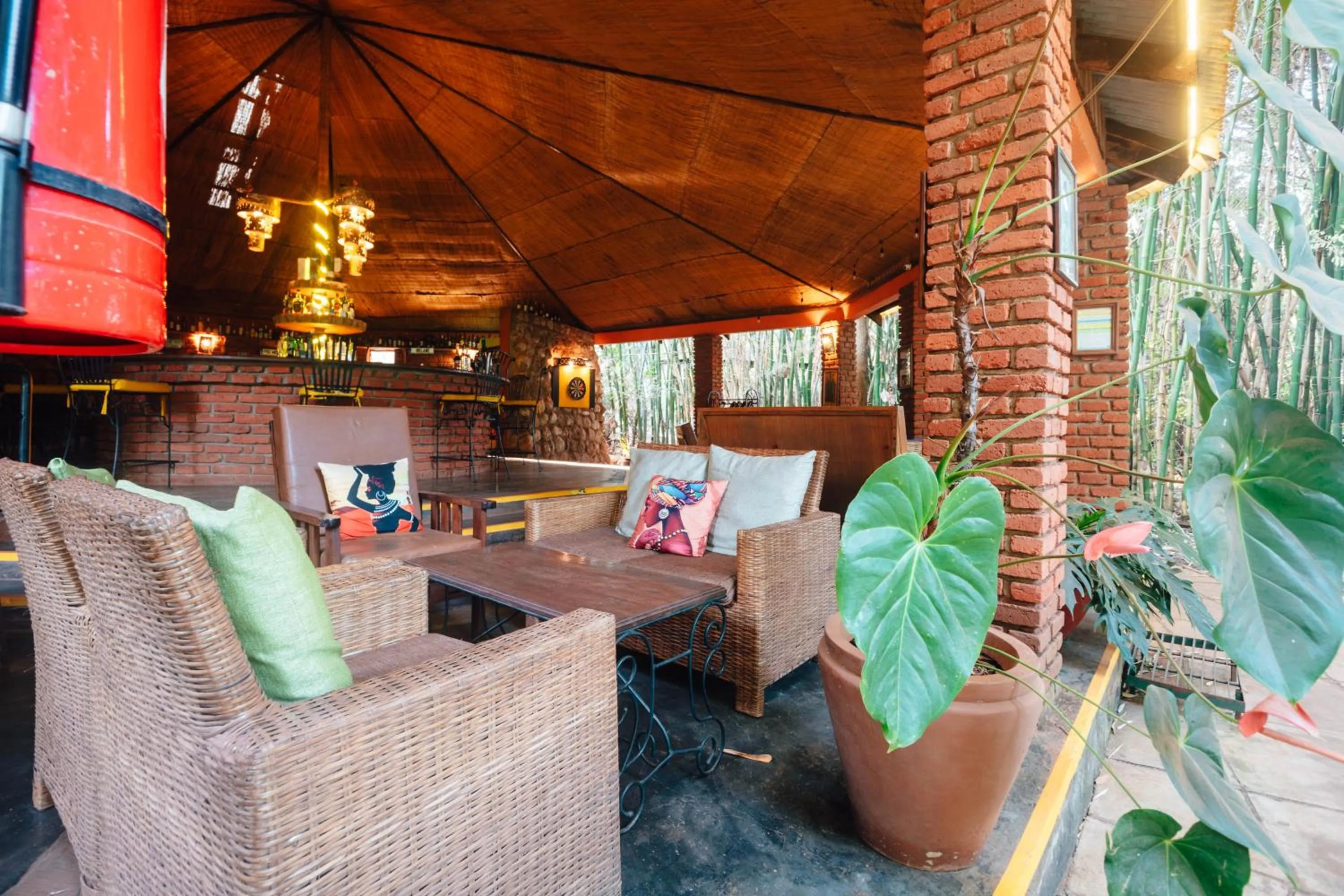 Lounge or bar in Octagon Lodge