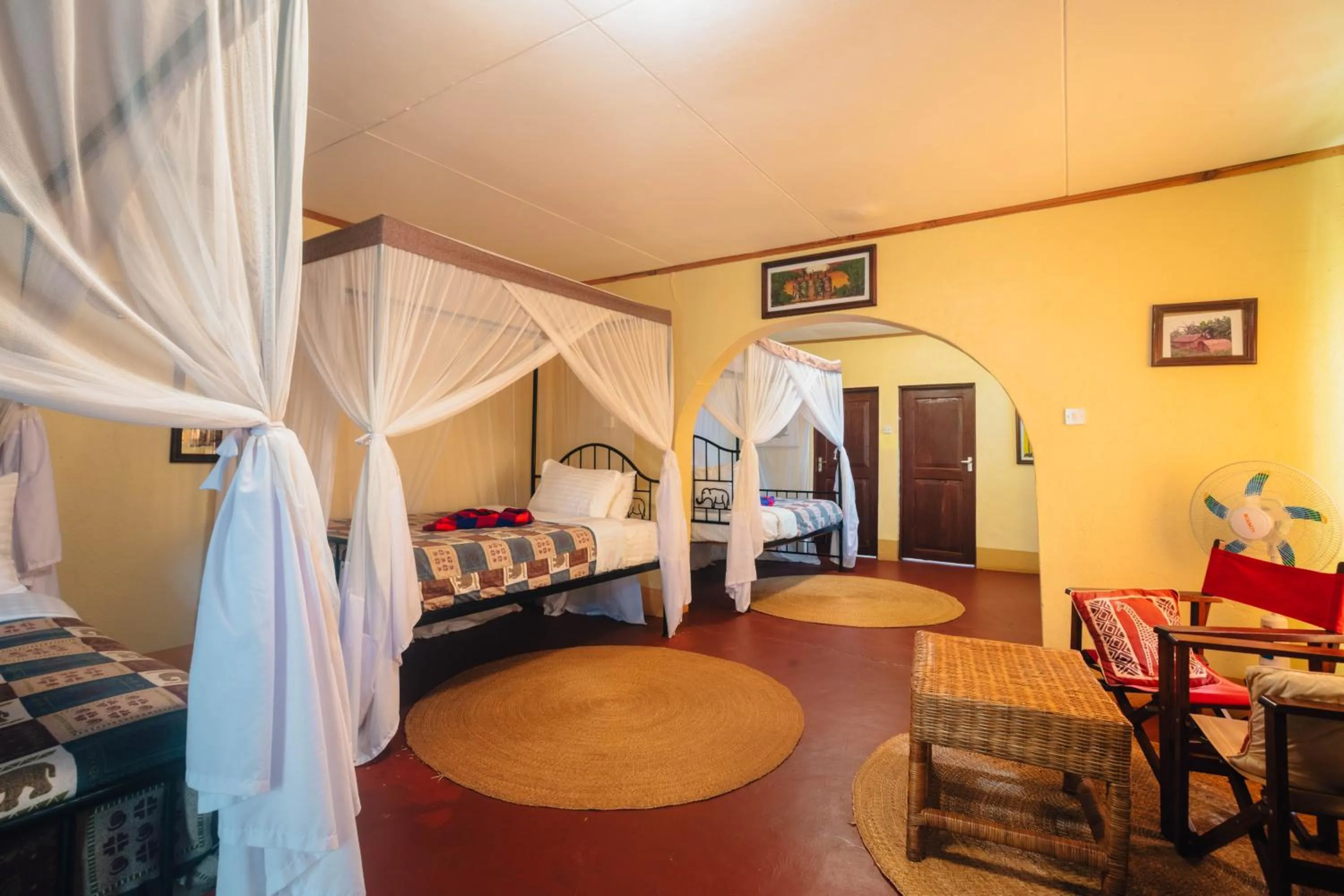 TV and multimedia, Bed in Octagon Lodge