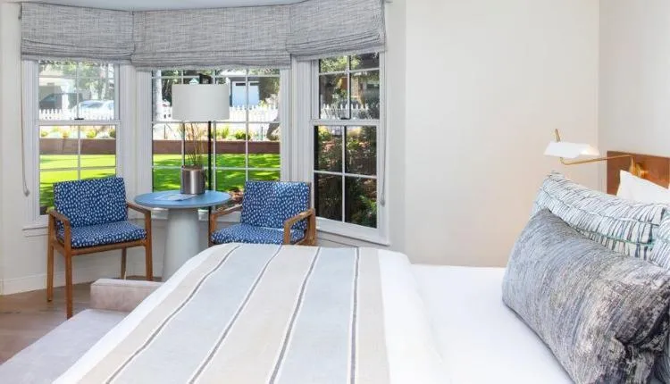 Bed in Carmel Beach Hotel
