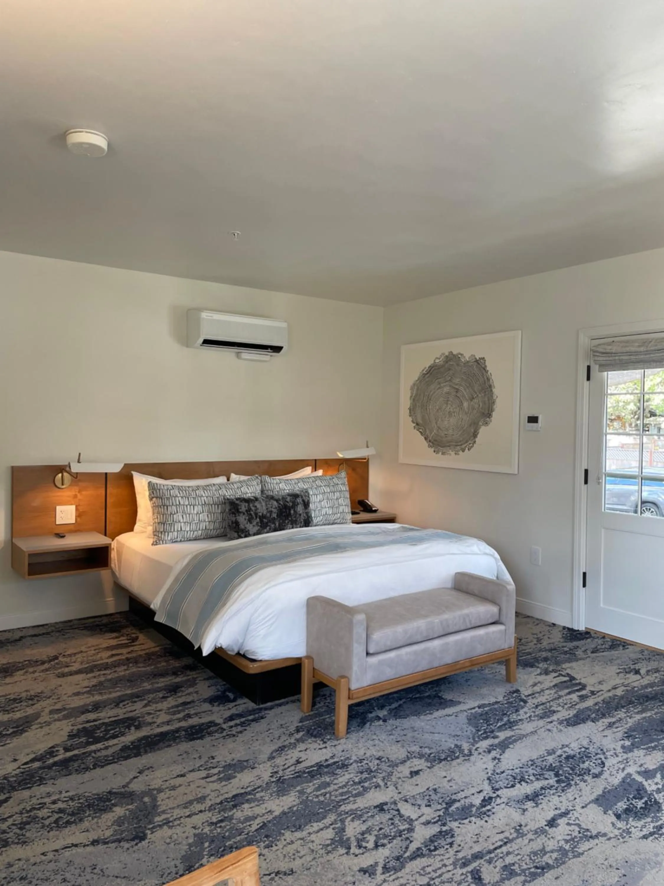 Bed in Carmel Beach Hotel