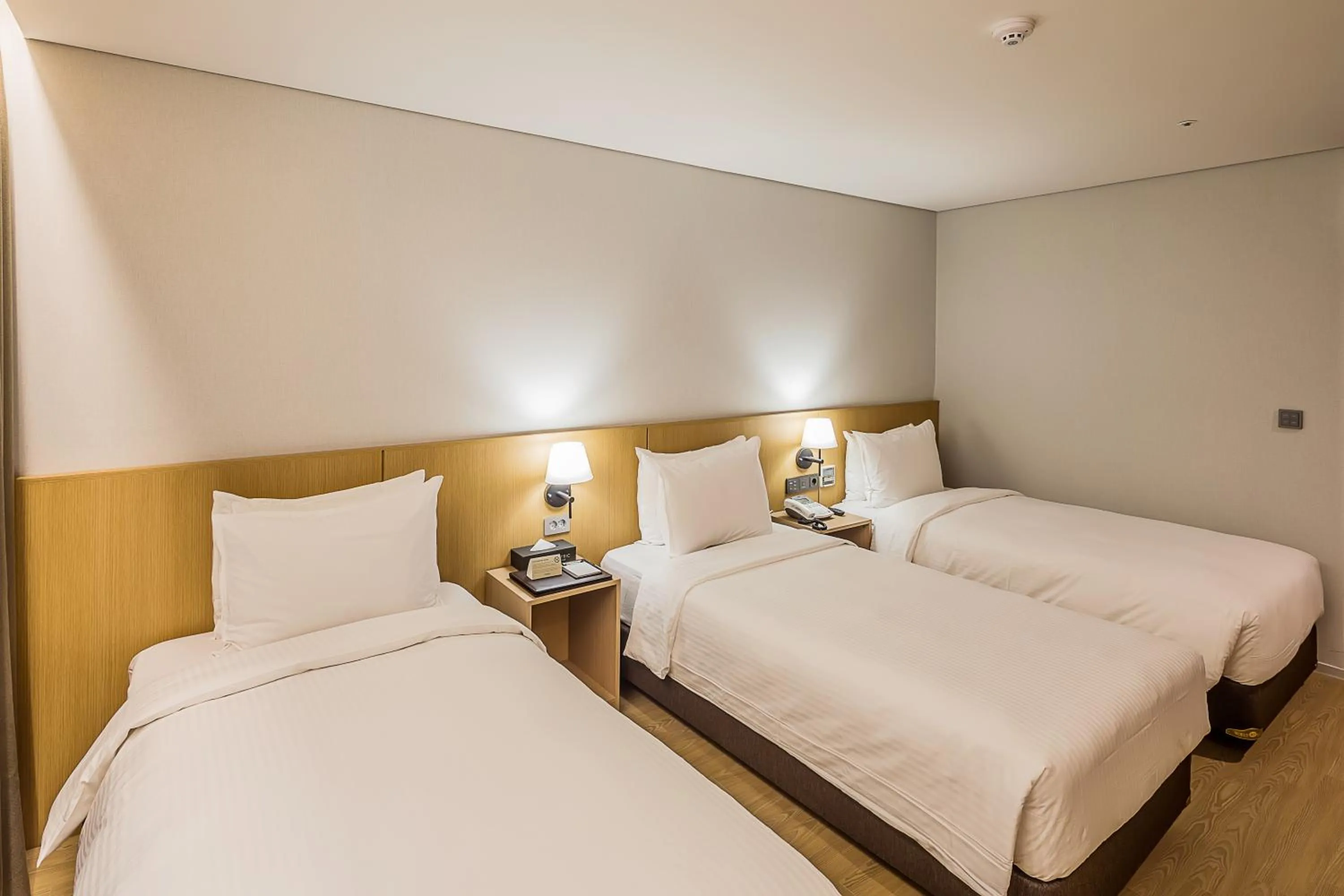 Bed in Aank Hotel Incheon Guwol