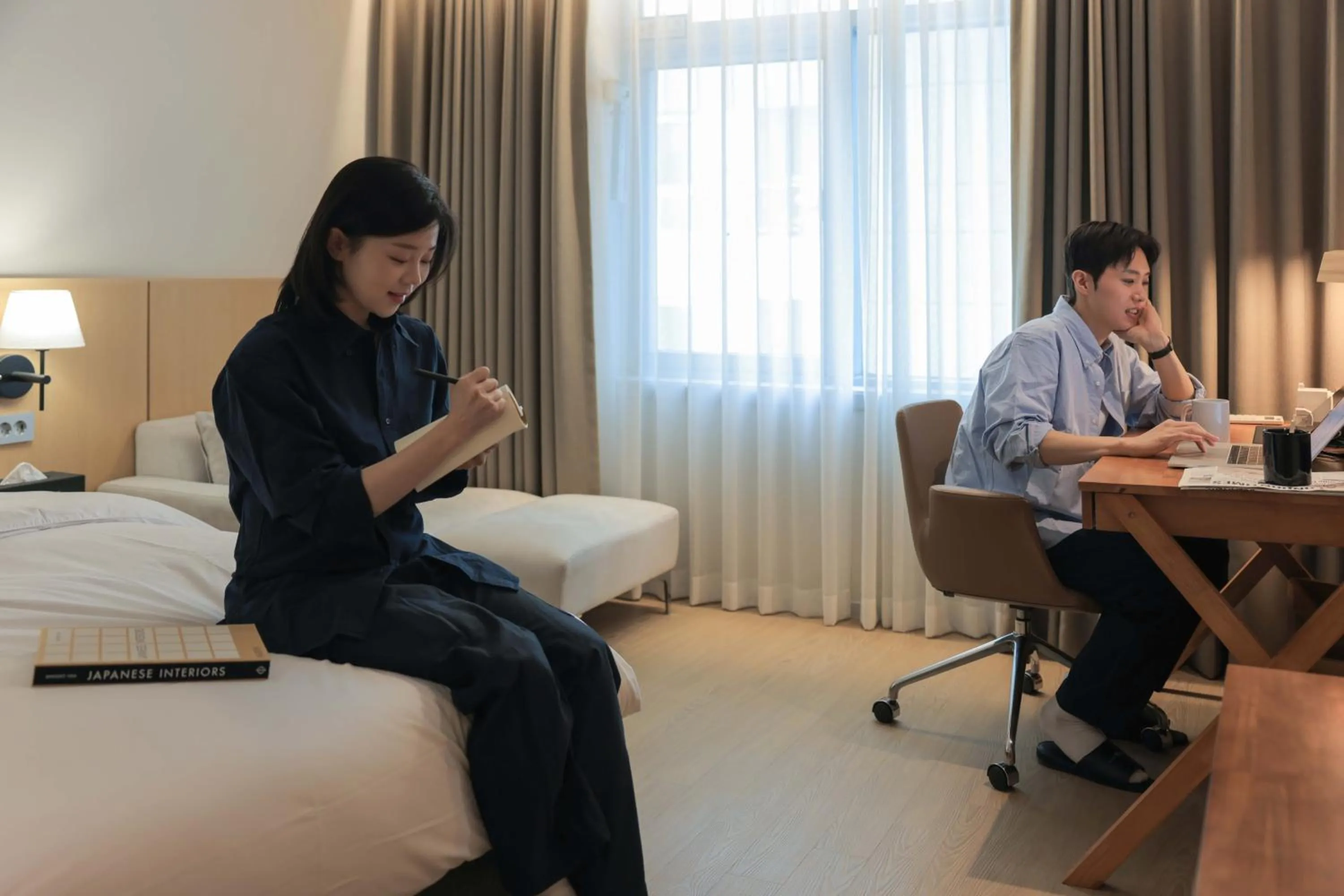 Bed in Aank Hotel Incheon Guwol