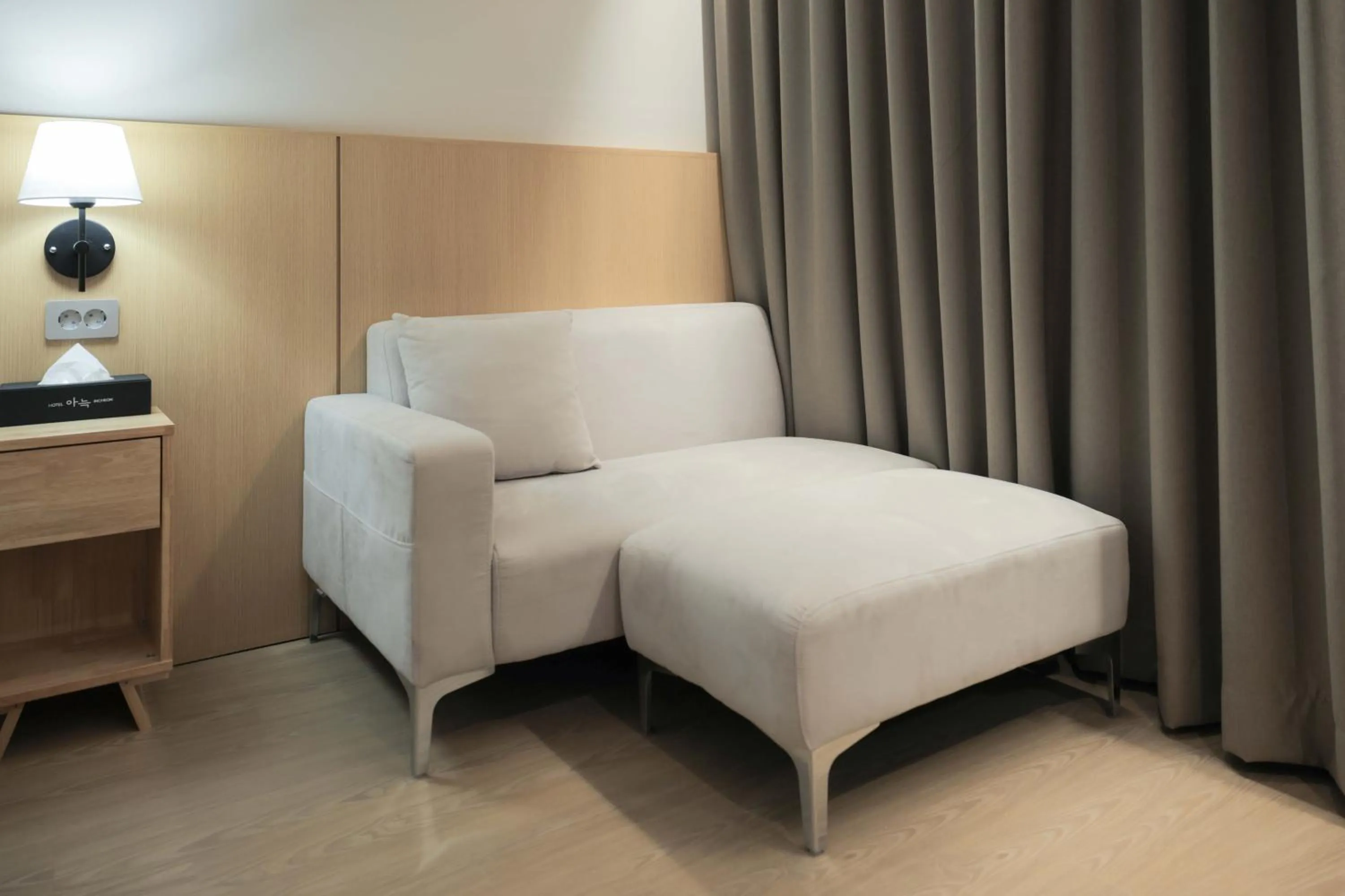 Bed in Aank Hotel Incheon Guwol