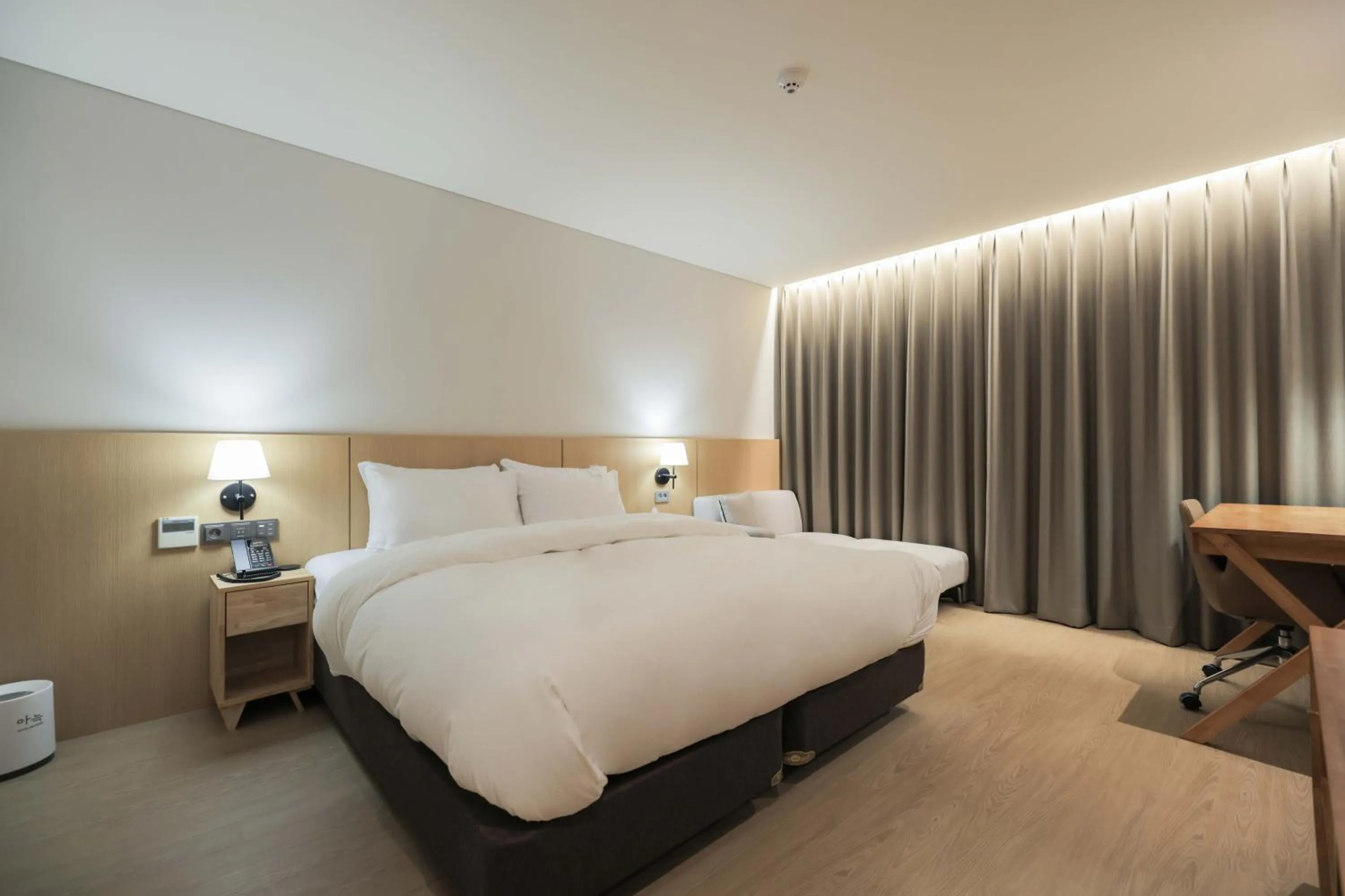 Bed in Aank Hotel Incheon Guwol