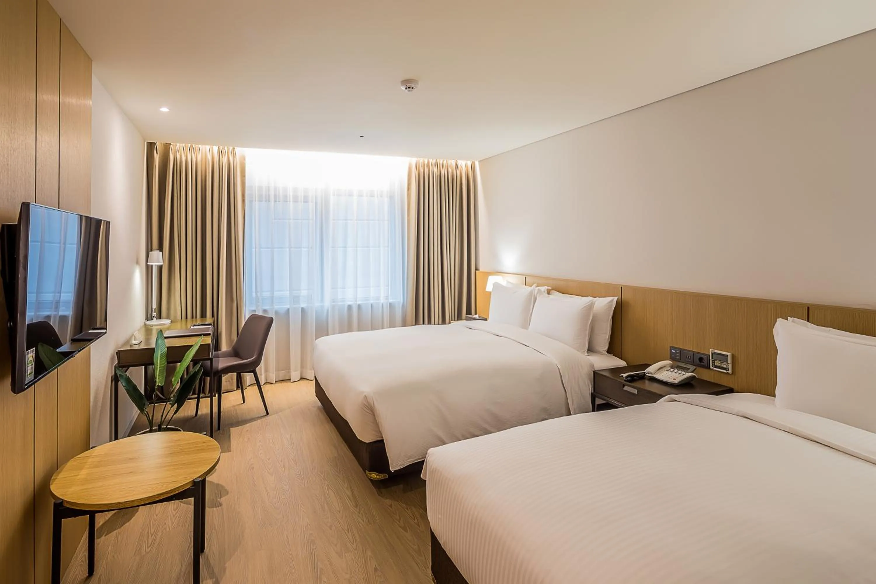 Bed in Aank Hotel Incheon Guwol