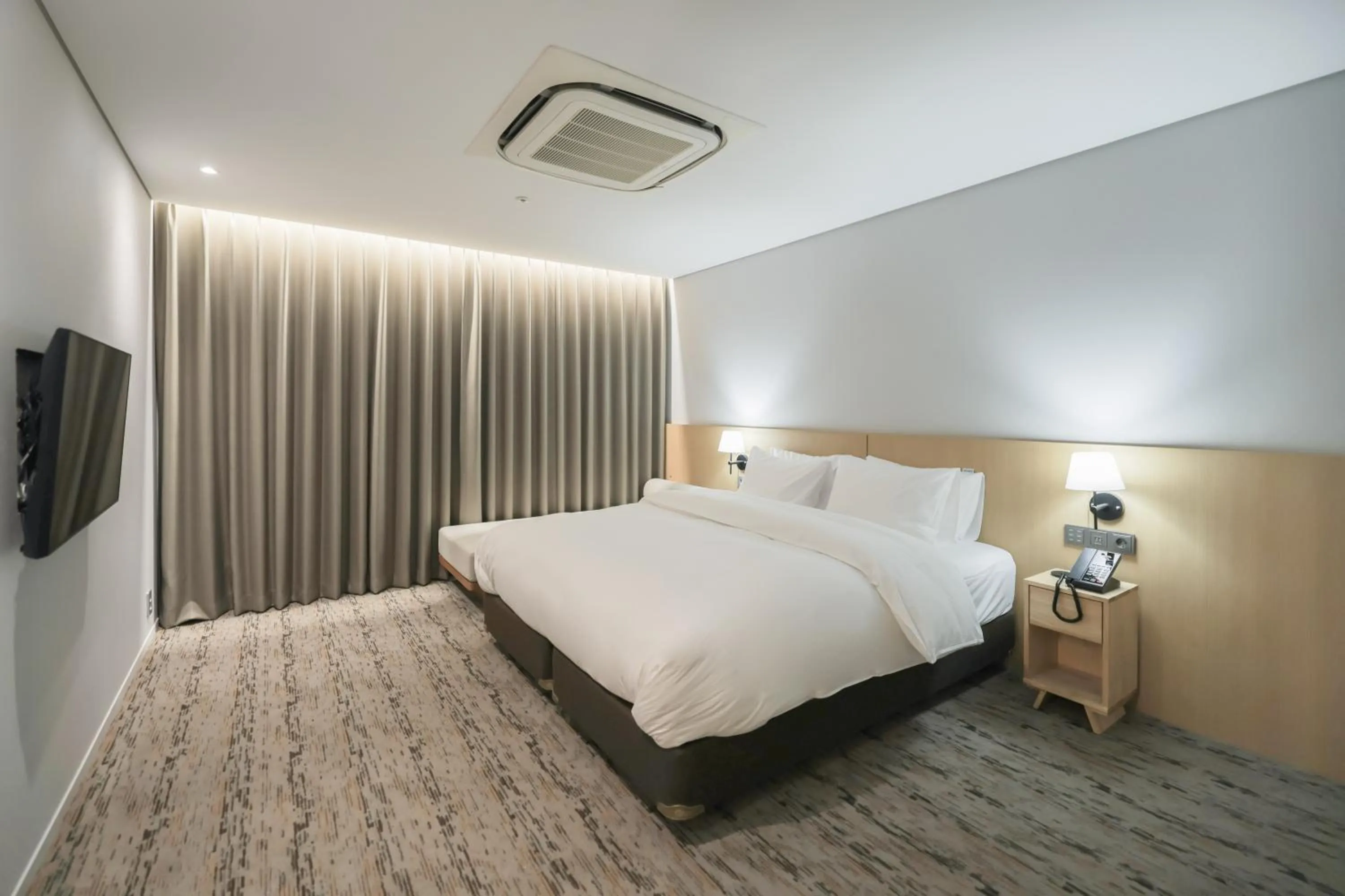 Bed in Aank Hotel Incheon Guwol