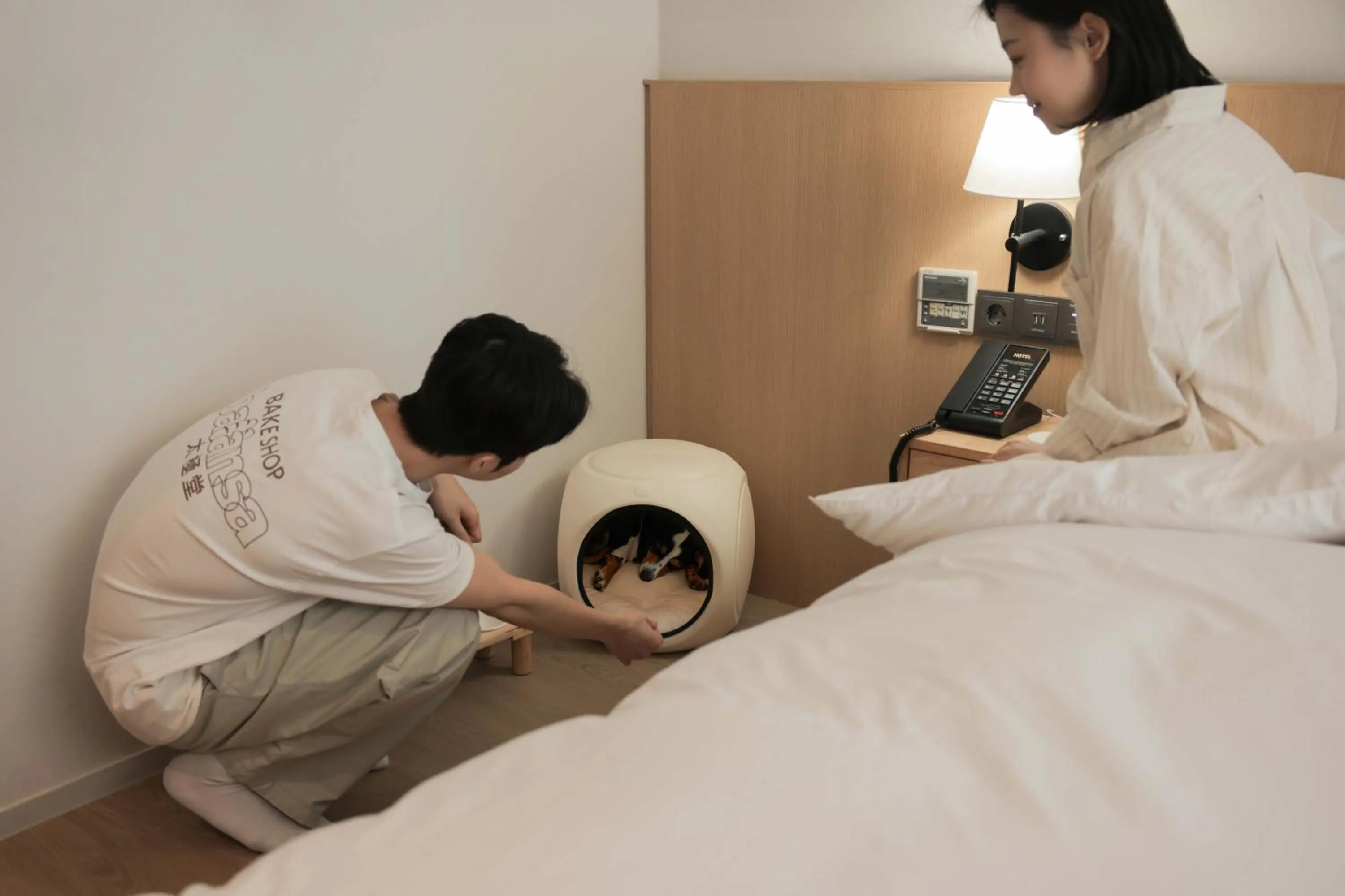 Bed in Aank Hotel Incheon Guwol