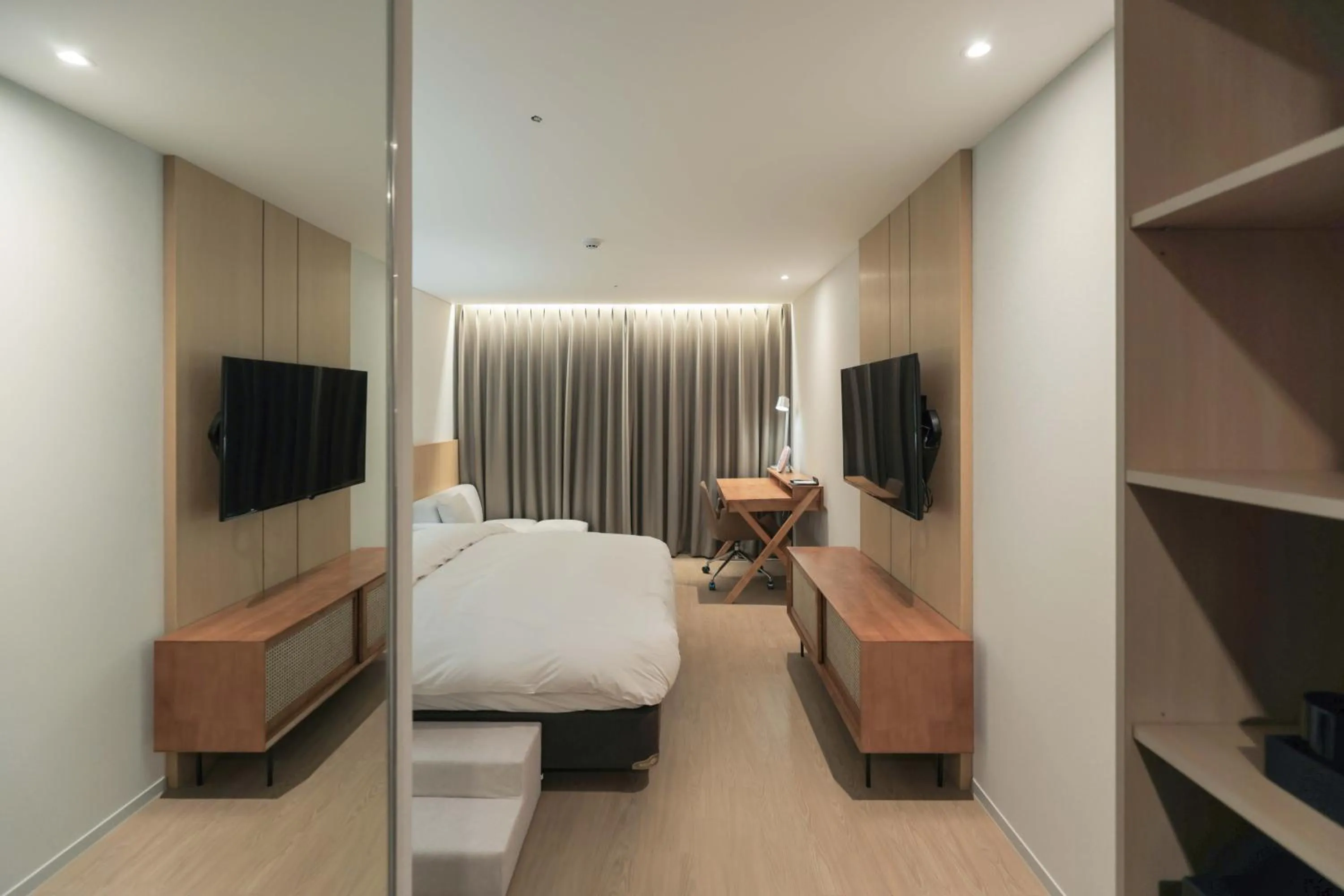 Bed in Aank Hotel Incheon Guwol