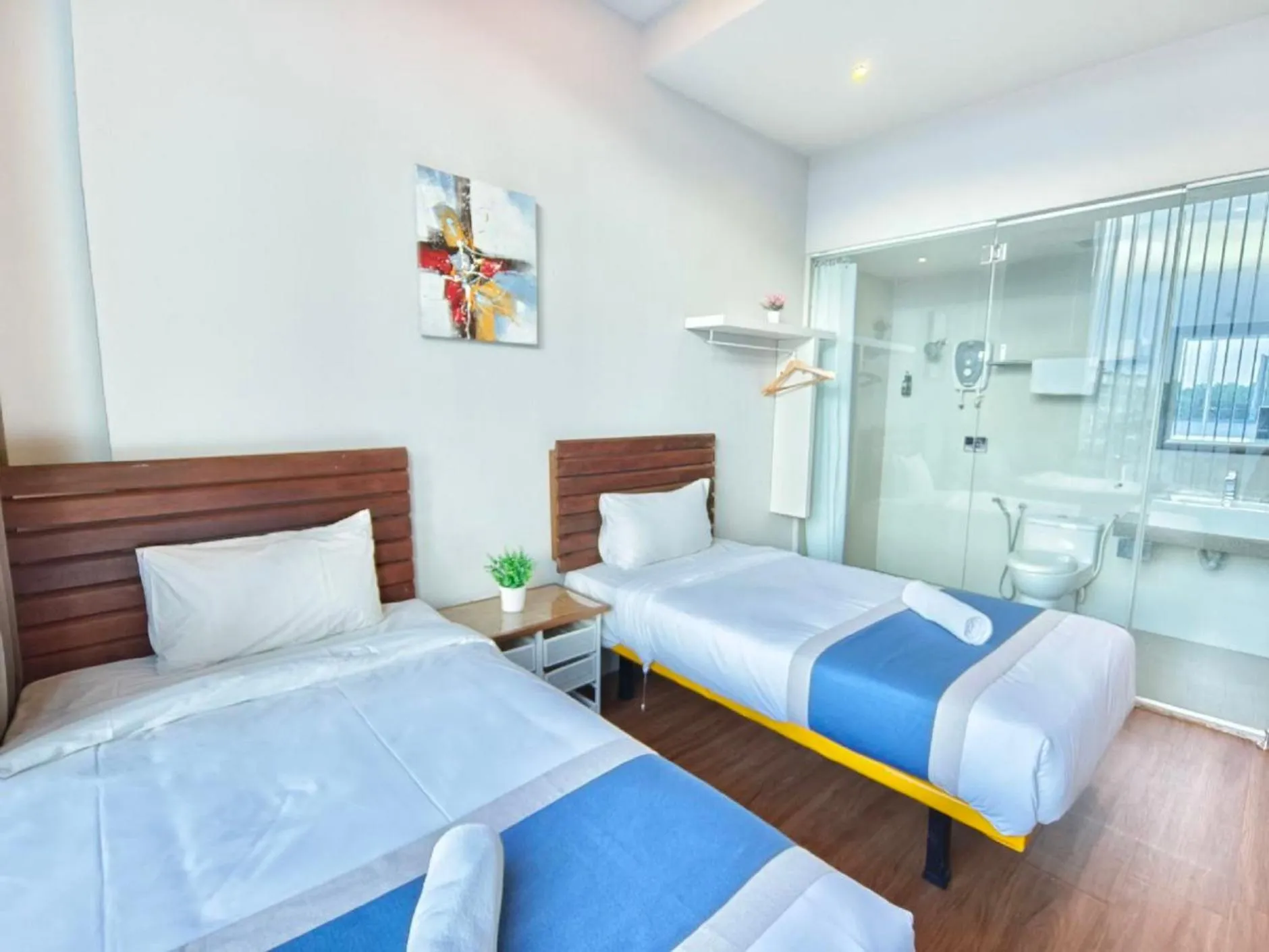 Bed in The Riverbank Hotel By MRVJ Business