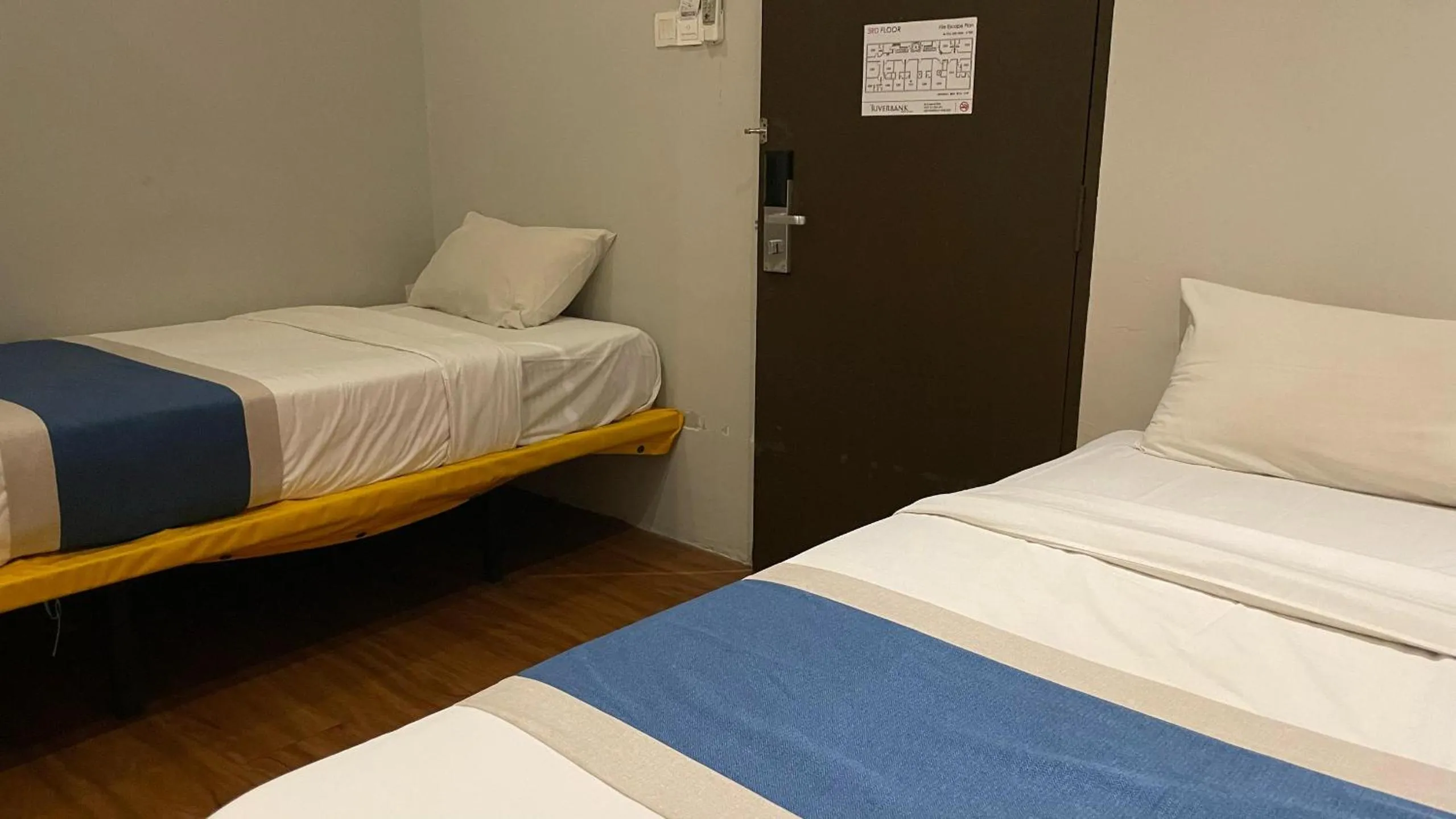 Bed in The Riverbank Hotel By MRVJ Business