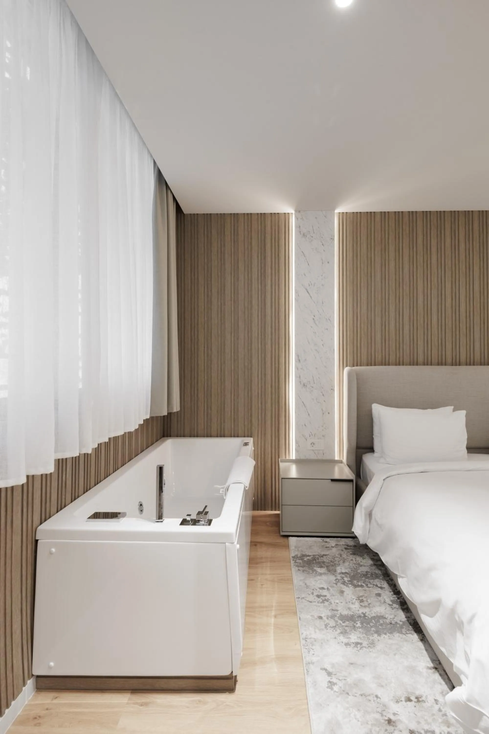 Hot Tub, Bed in Nur Aparthotel Athens