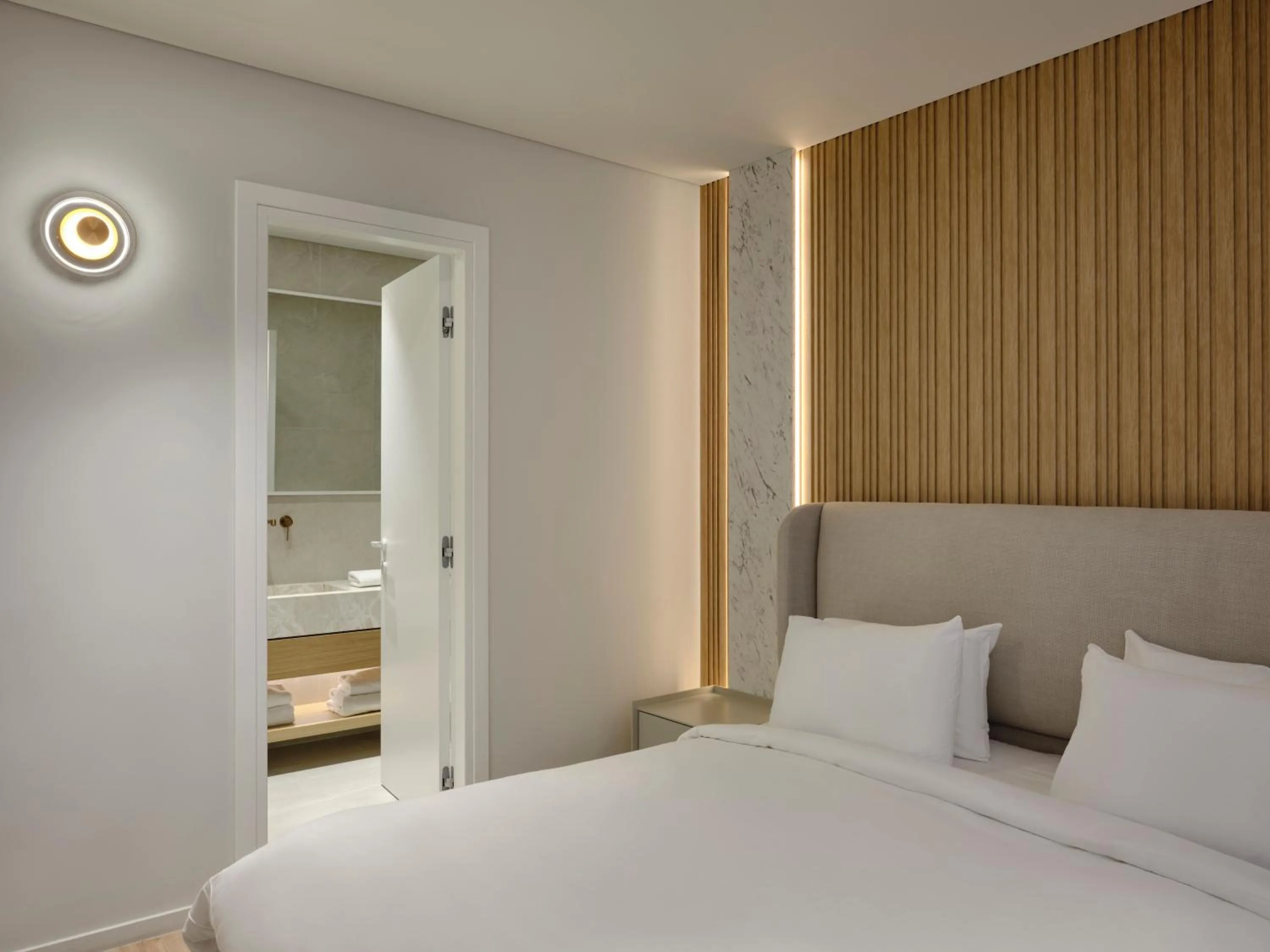 Bedroom, Bed in Nur Aparthotel Athens