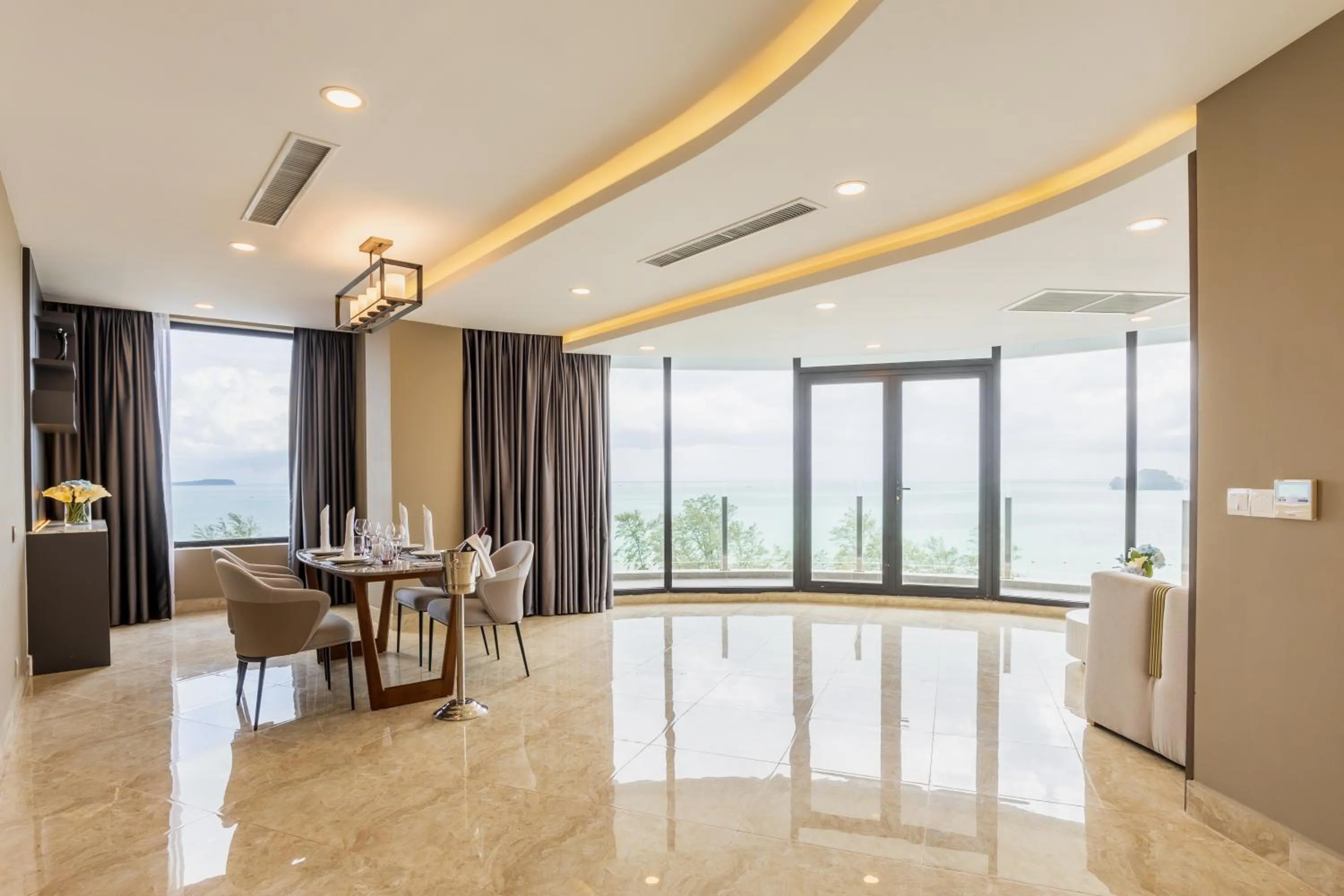 Living room in Otres Beach Hotel
