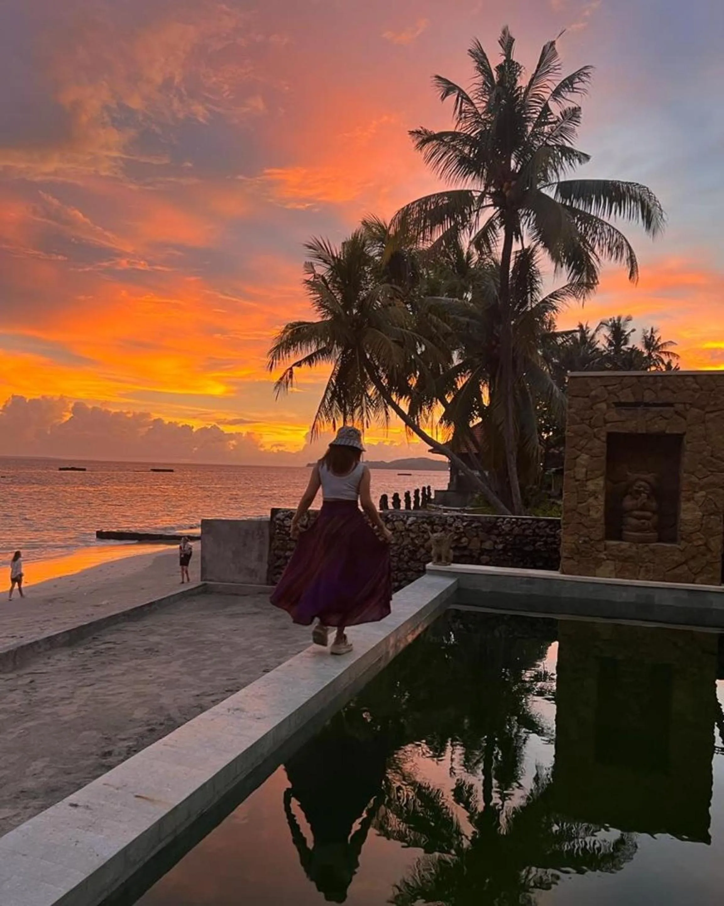 Natural landscape in Utama Villas Beach Front Candidasa