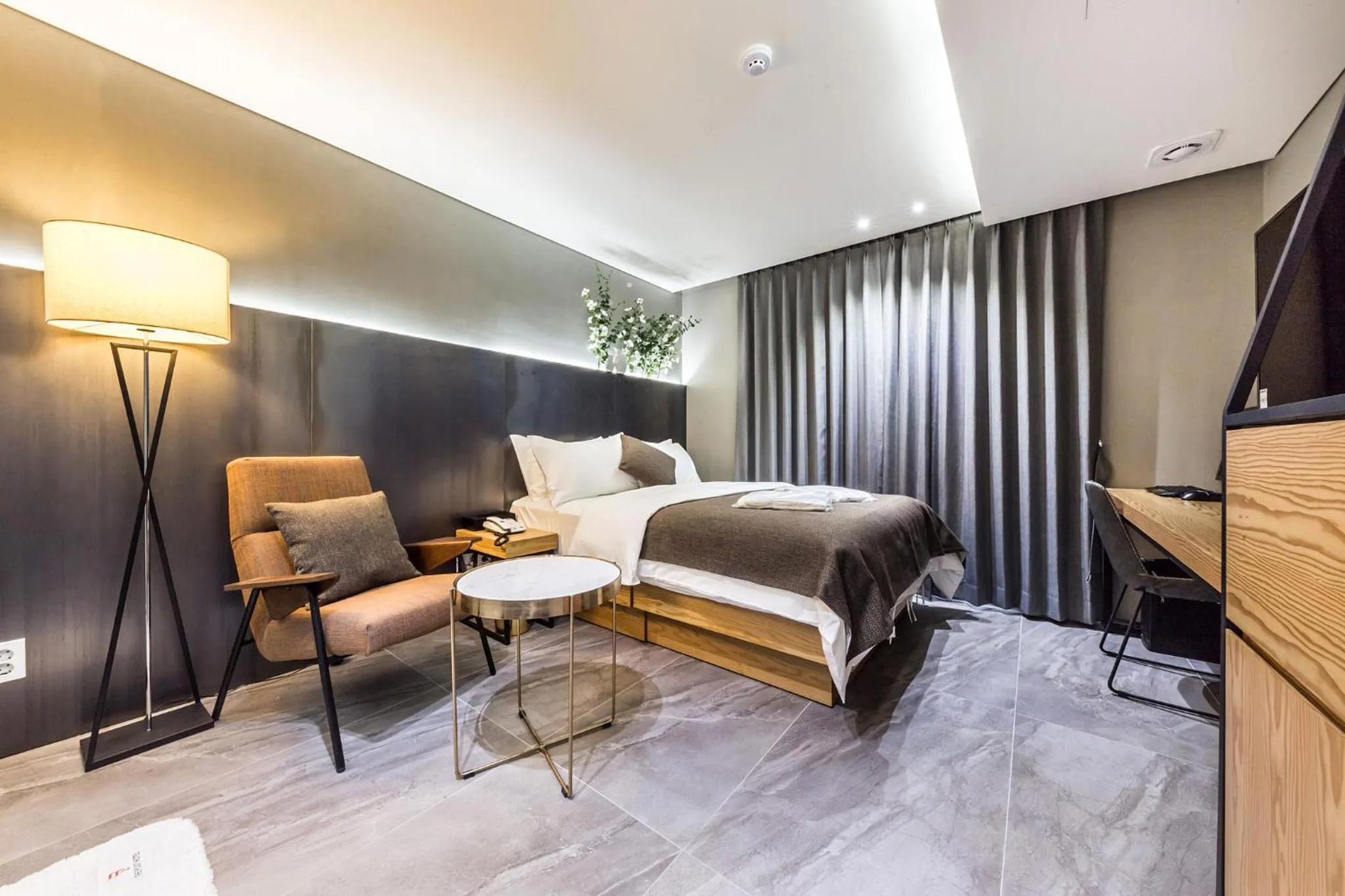 Bed in The Post Hotel