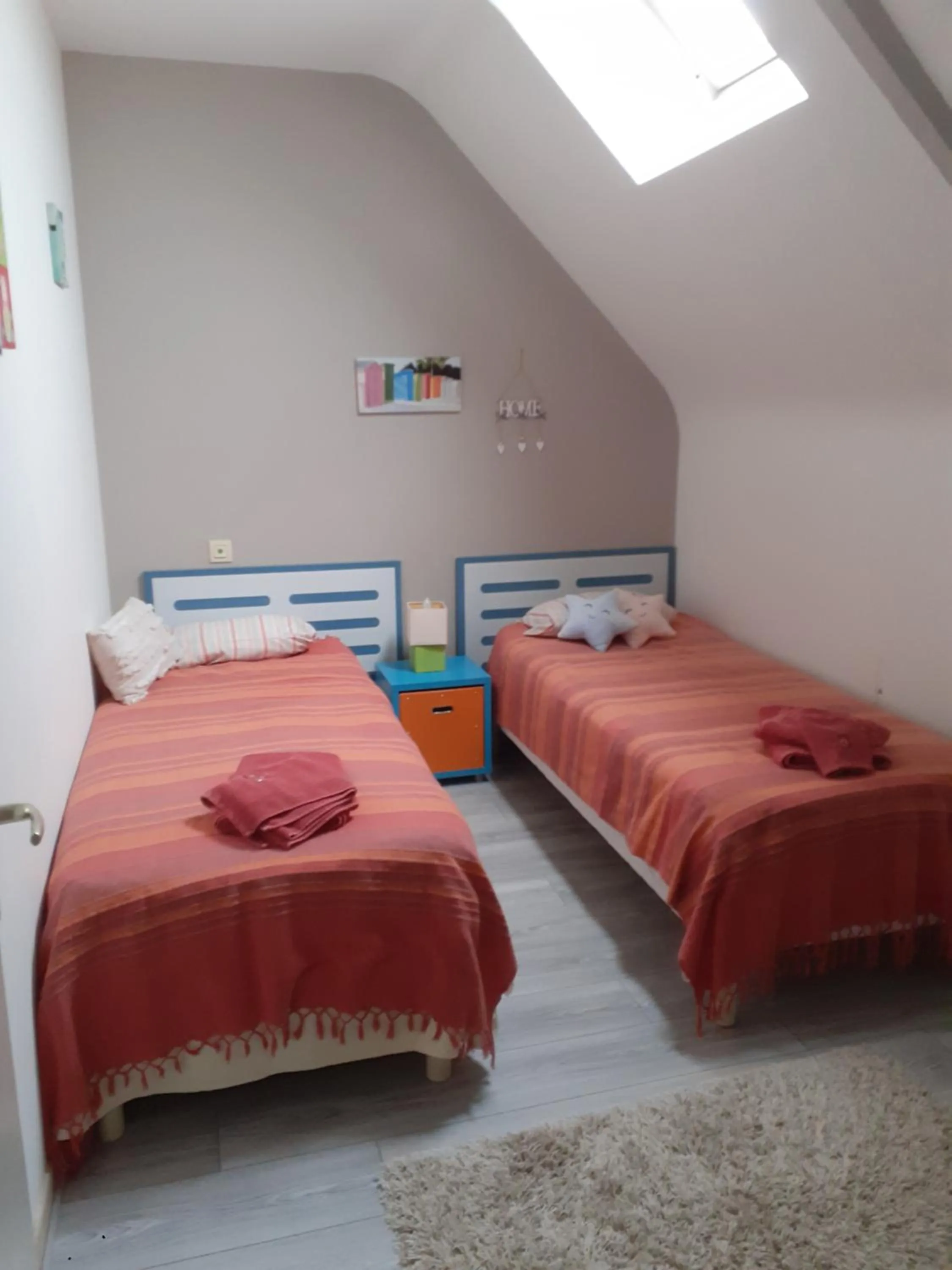 Bed in Les Gites de Kerdurod