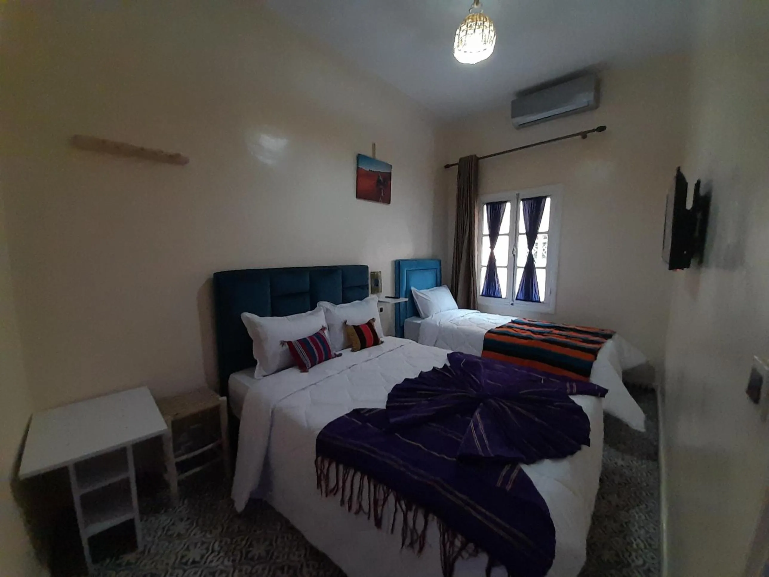 Bed in Hotel Mentaga