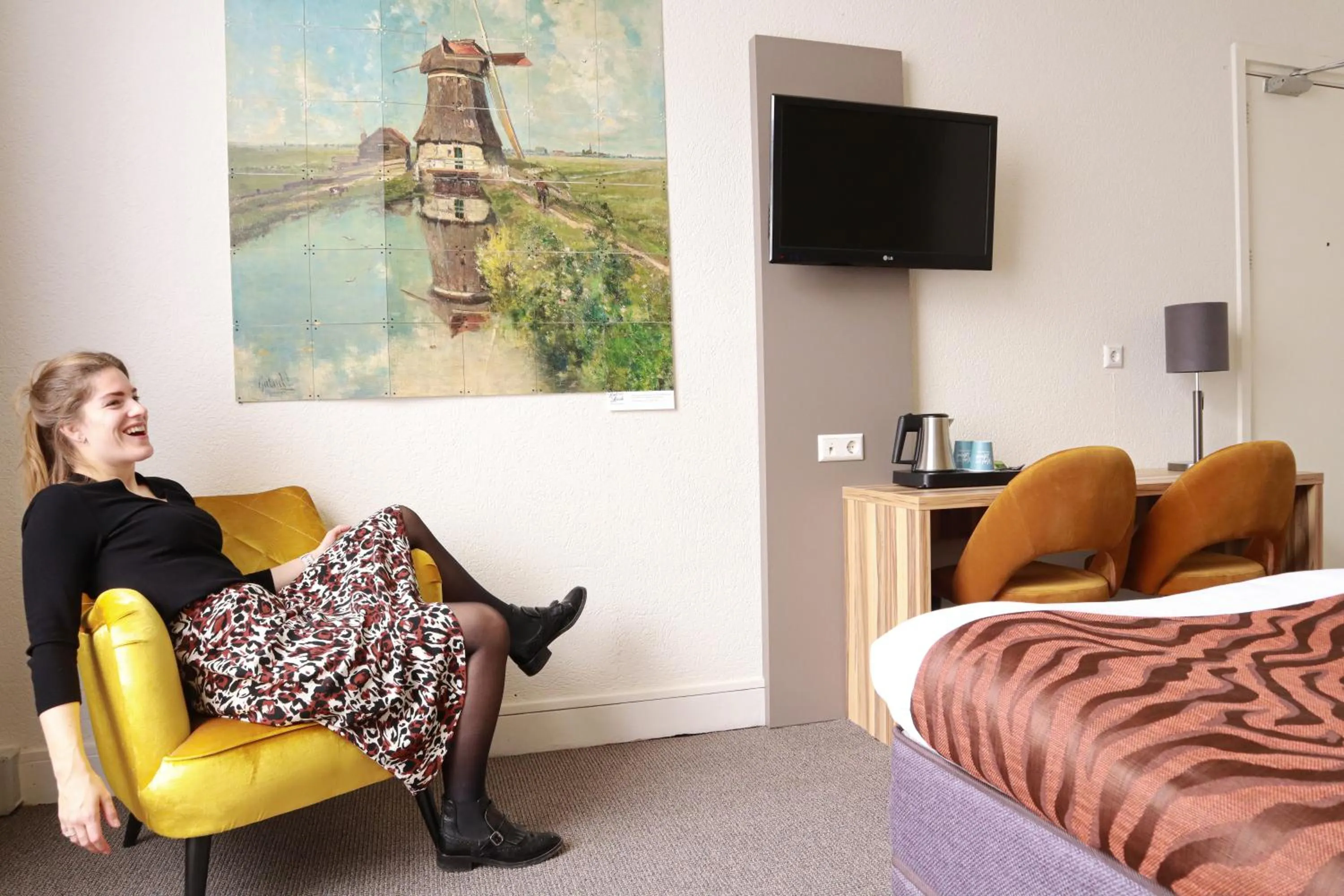 Property building, Bed in Hotel Asterisk, a family run hotel