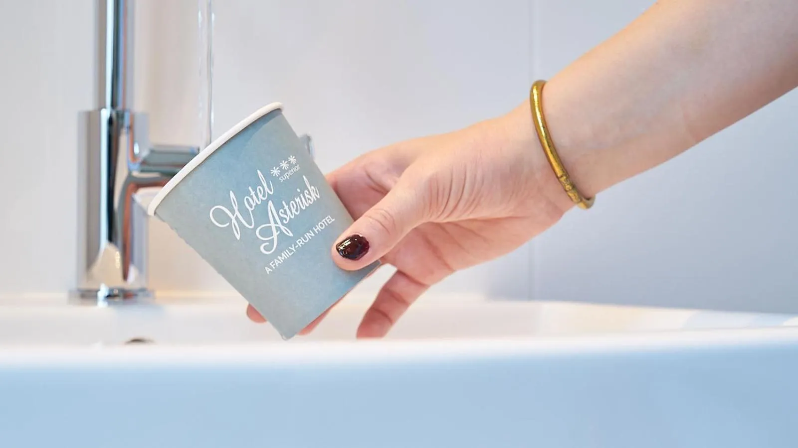 Bathroom in Hotel Asterisk, a family run hotel