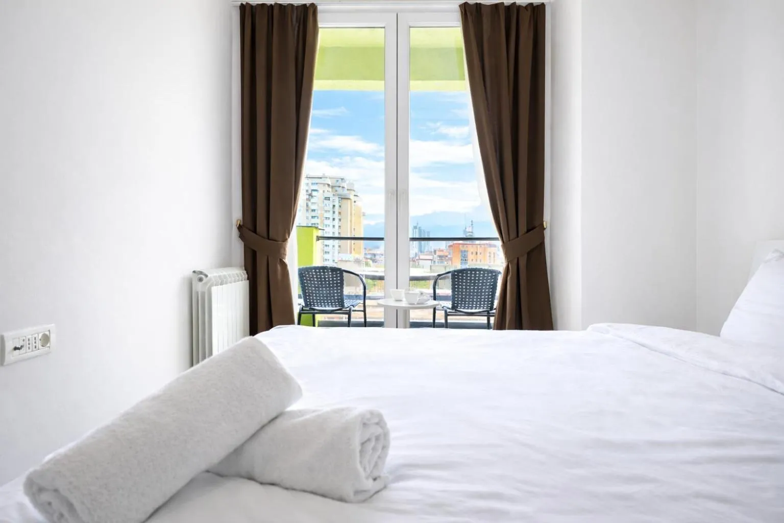 View (from property/room), Bed in Urban Serviced Apartments