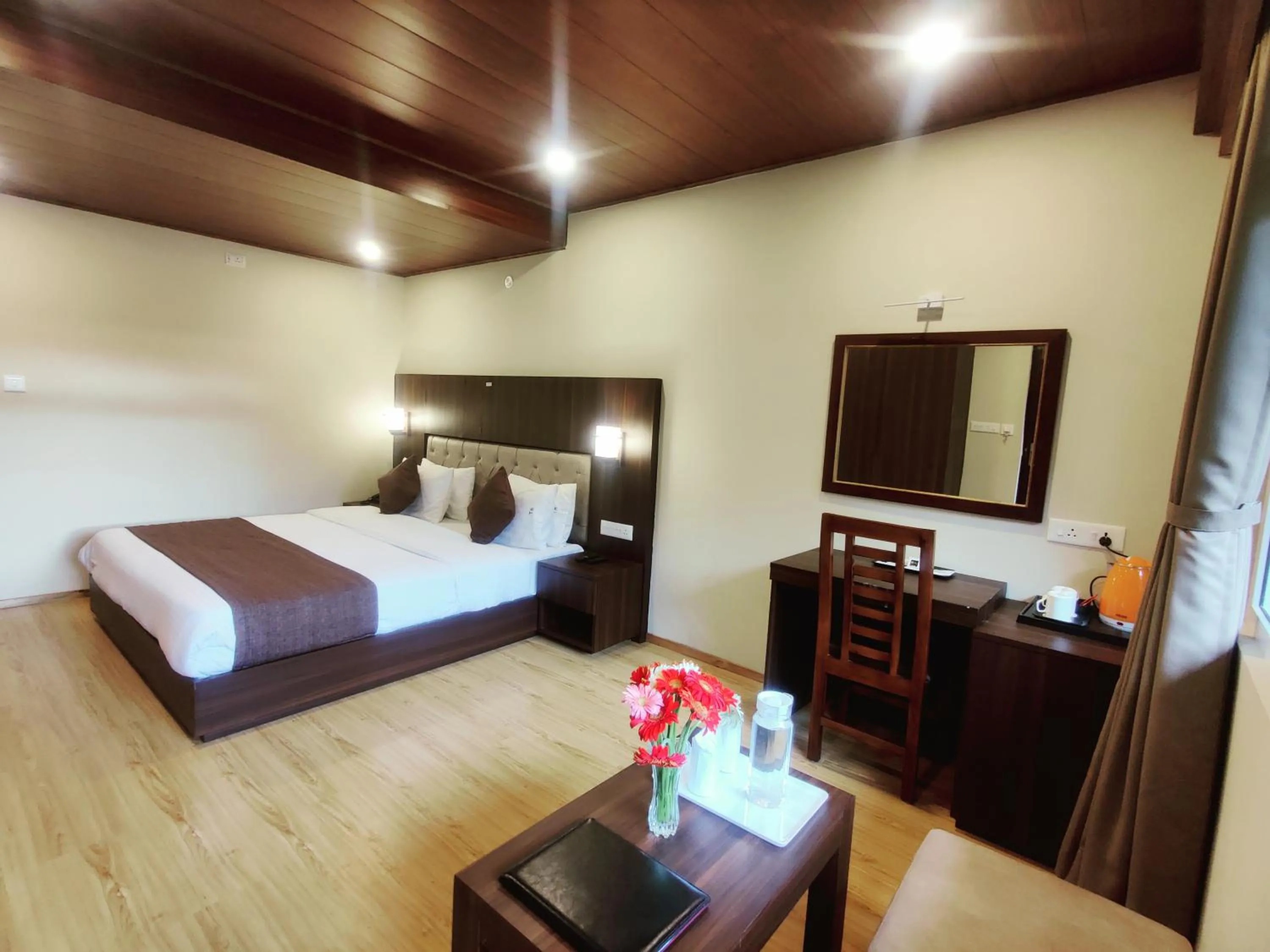 Bed in Keswani Group Tashi Heritage Hotel & Resort