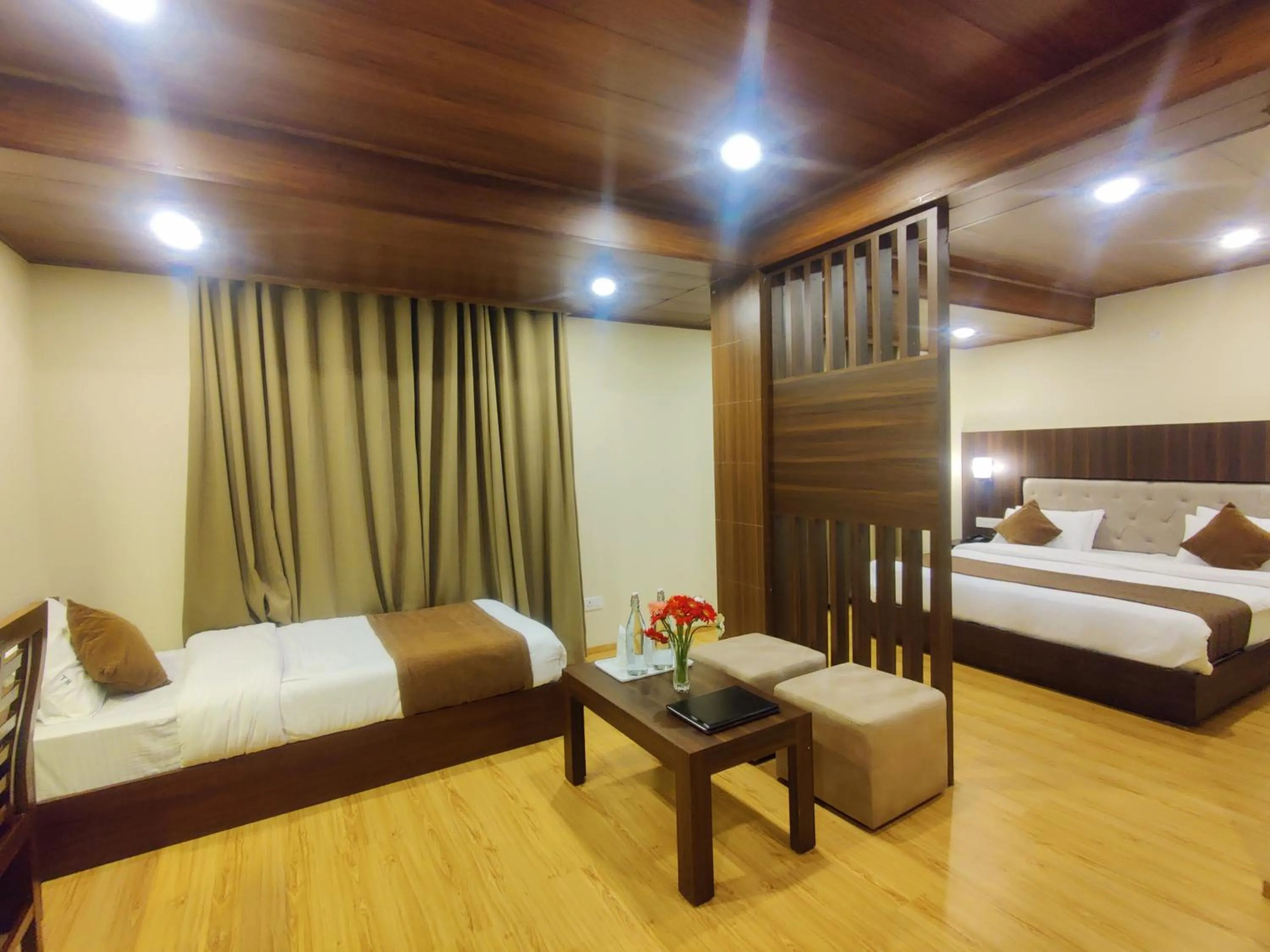 Bed in Keswani Group Tashi Heritage Hotel & Resort
