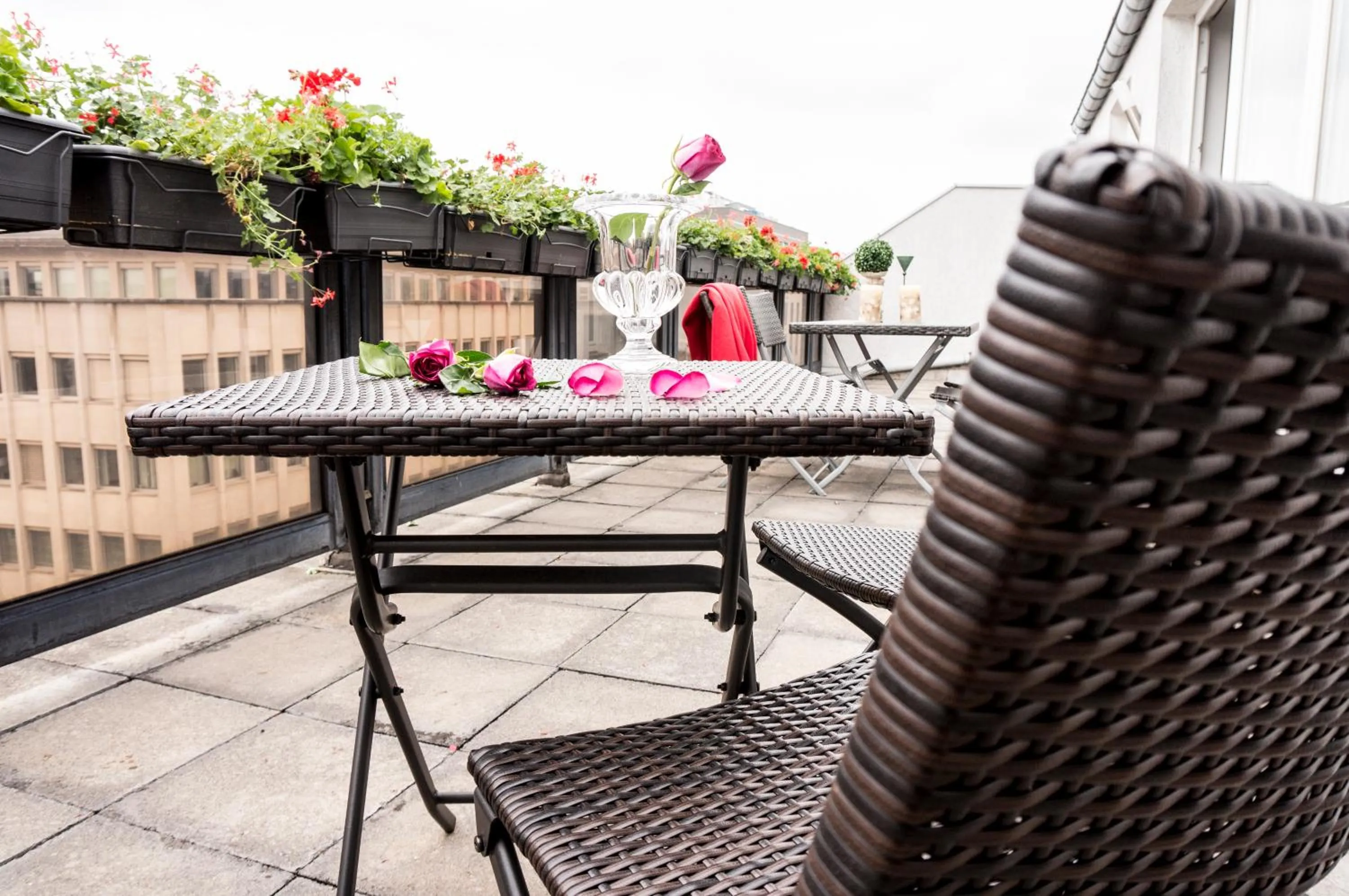 Balcony/Terrace in The Queen Luxury Apartments - Villa Marilyn