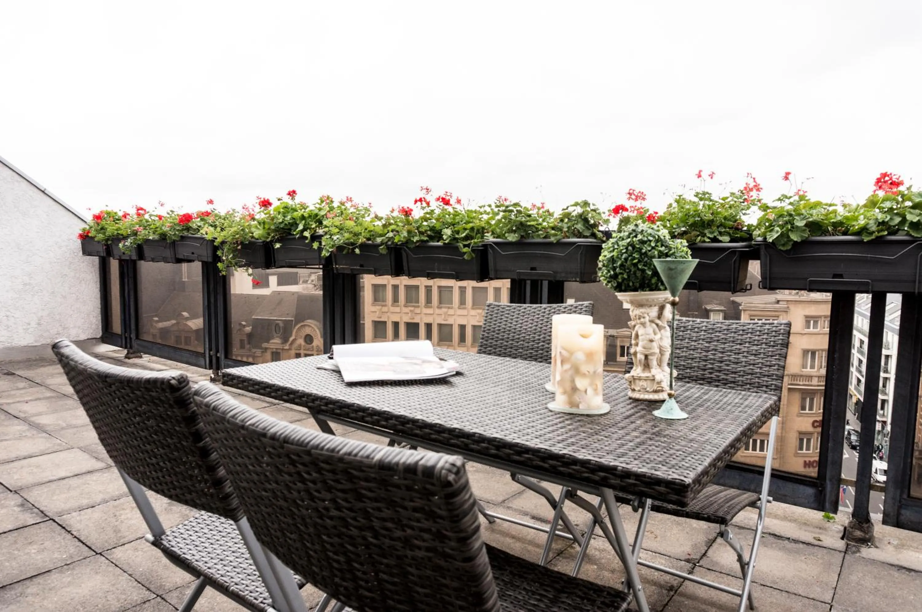 Balcony/Terrace in The Queen Luxury Apartments - Villa Marilyn