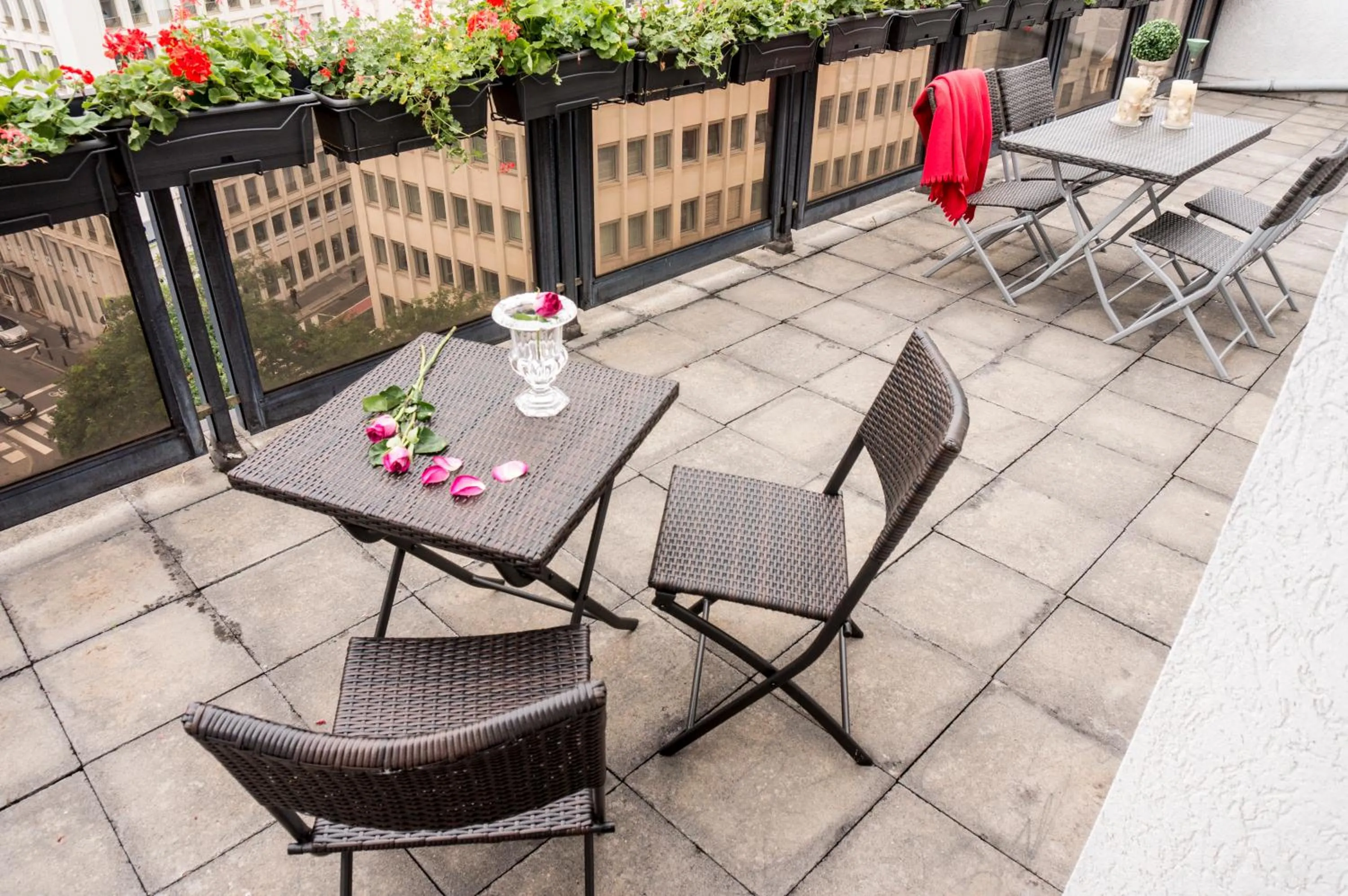 Balcony/Terrace in The Queen Luxury Apartments - Villa Marilyn