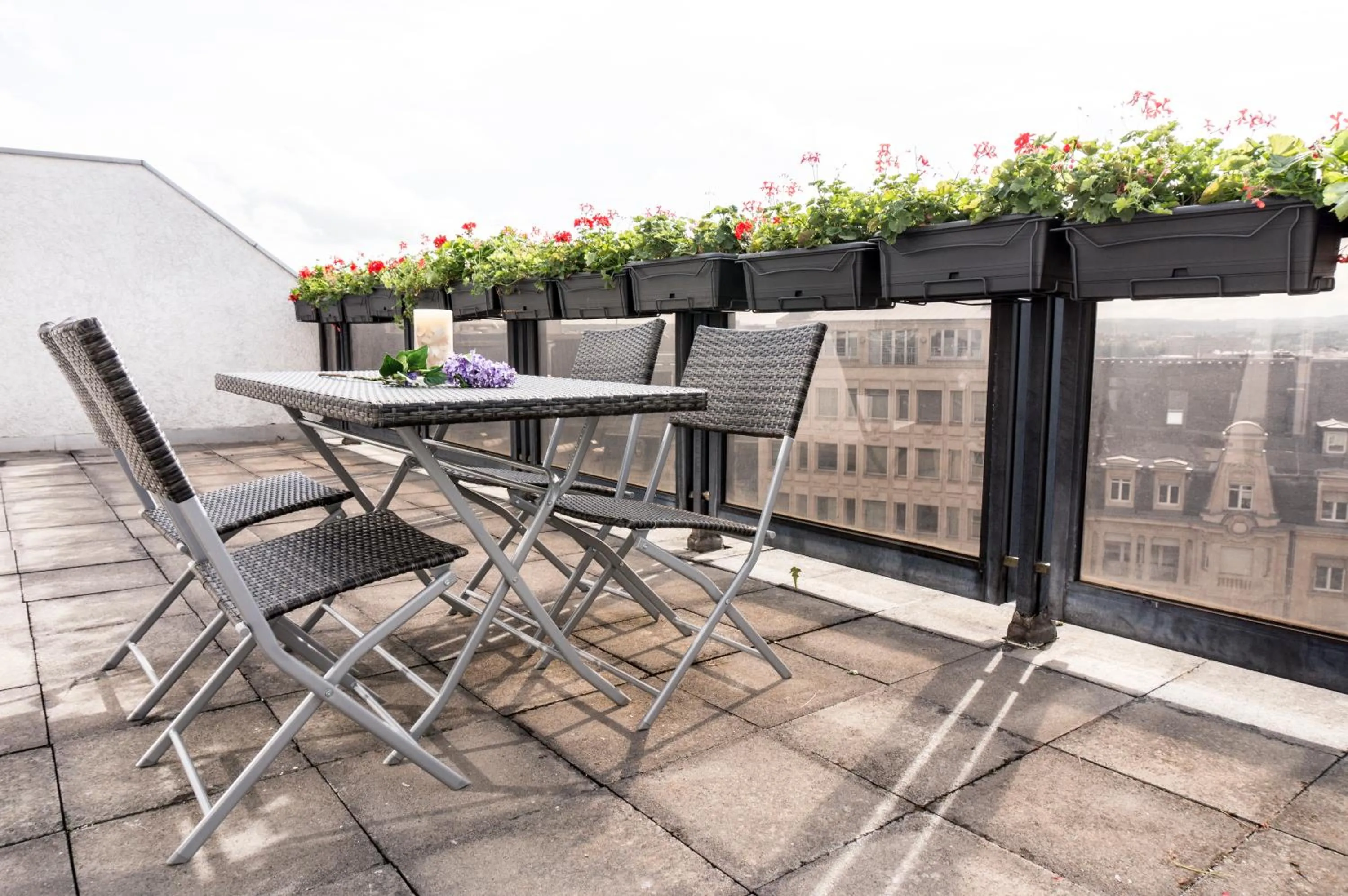 Balcony/Terrace in The Queen Luxury Apartments - Villa Marilyn