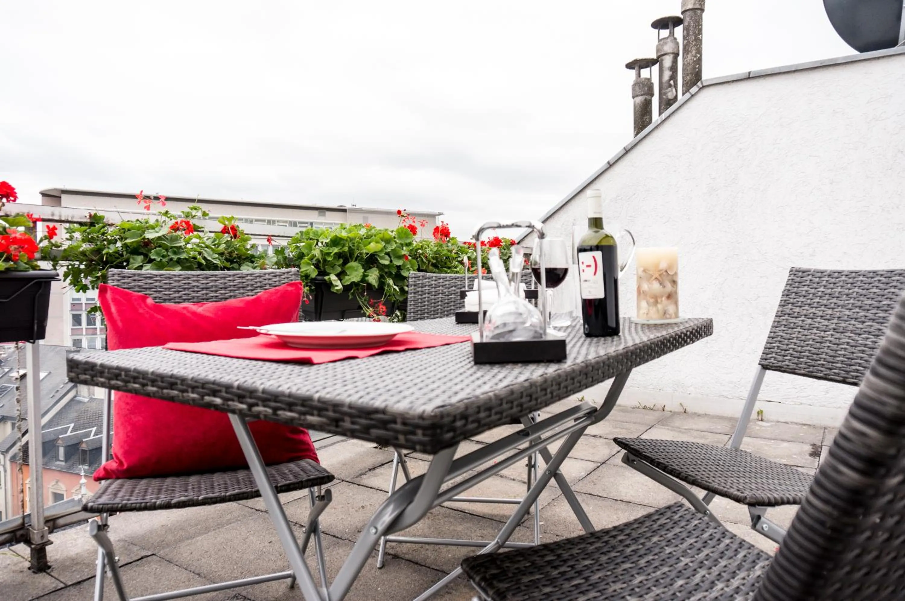 Balcony/Terrace in The Queen Luxury Apartments - Villa Marilyn