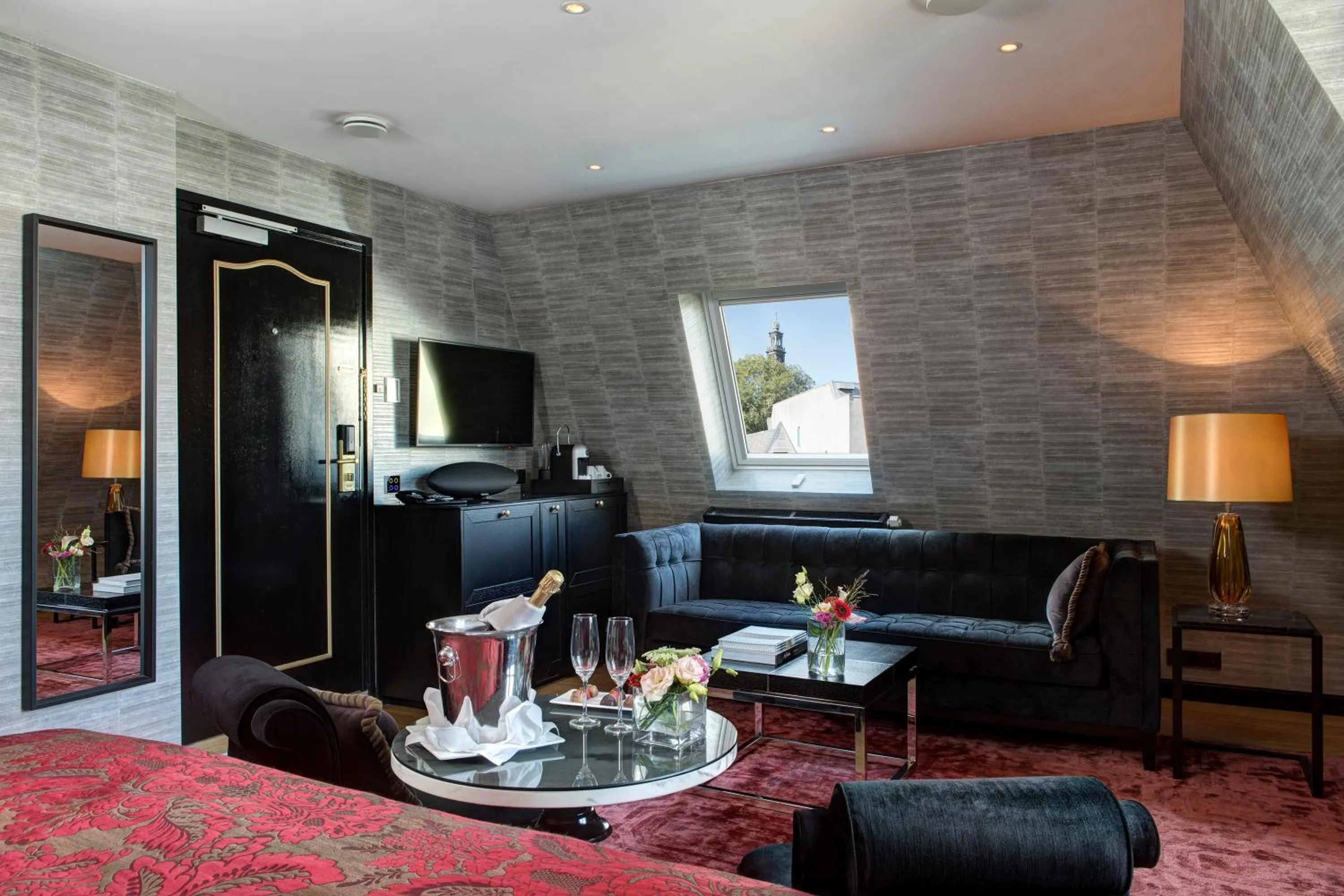 Seating area in The Pavilions Amsterdam, The Toren