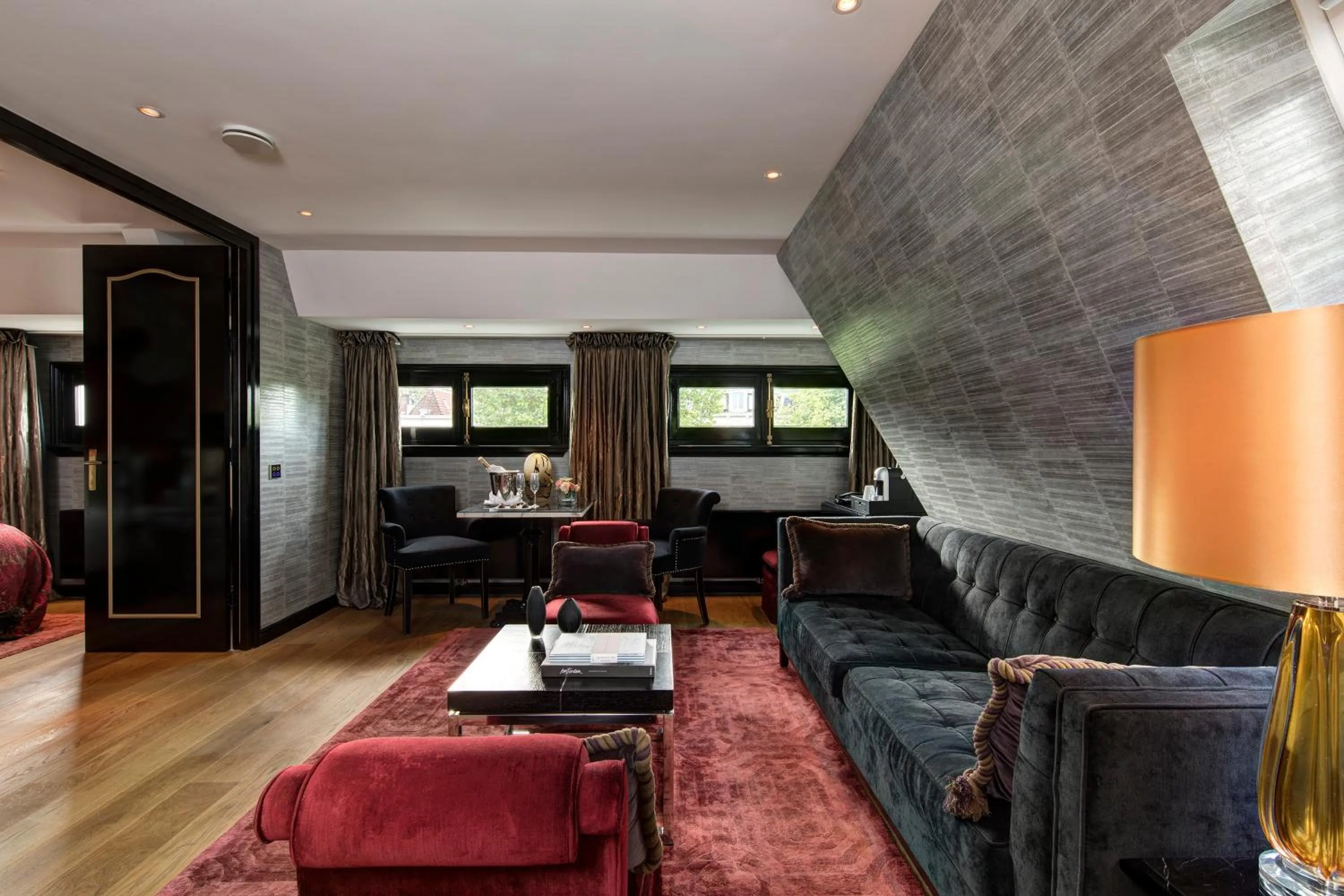 Seating area in The Pavilions Amsterdam, The Toren