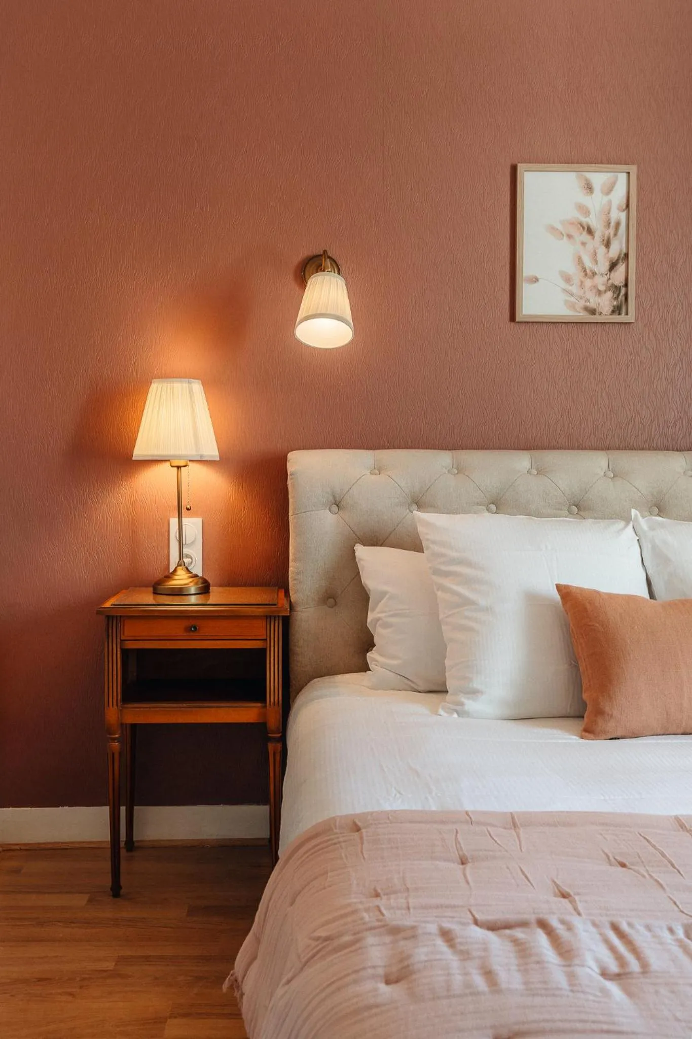 Bed in Hôtel l'Abbaye