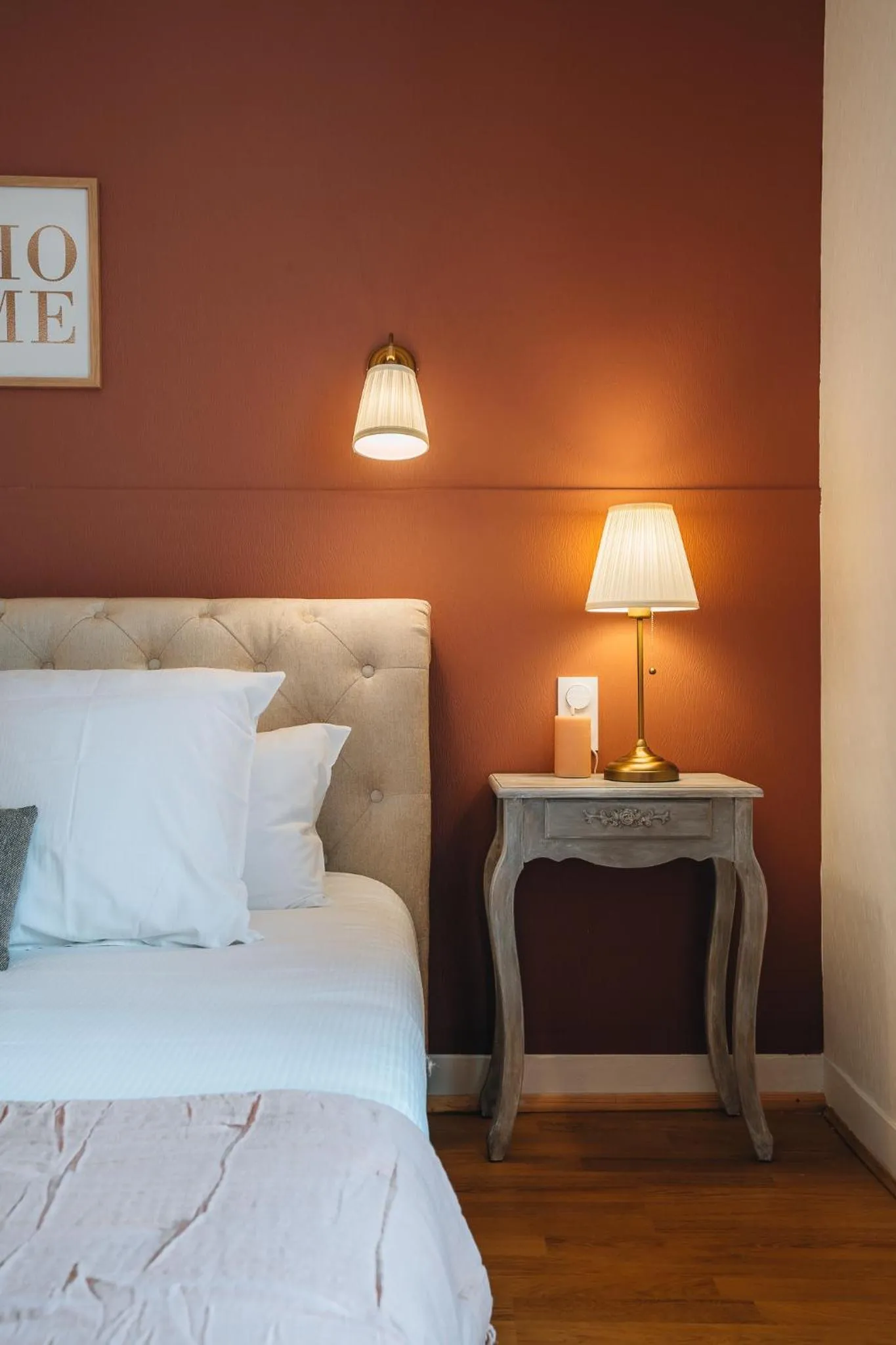 Bed in Hôtel l'Abbaye