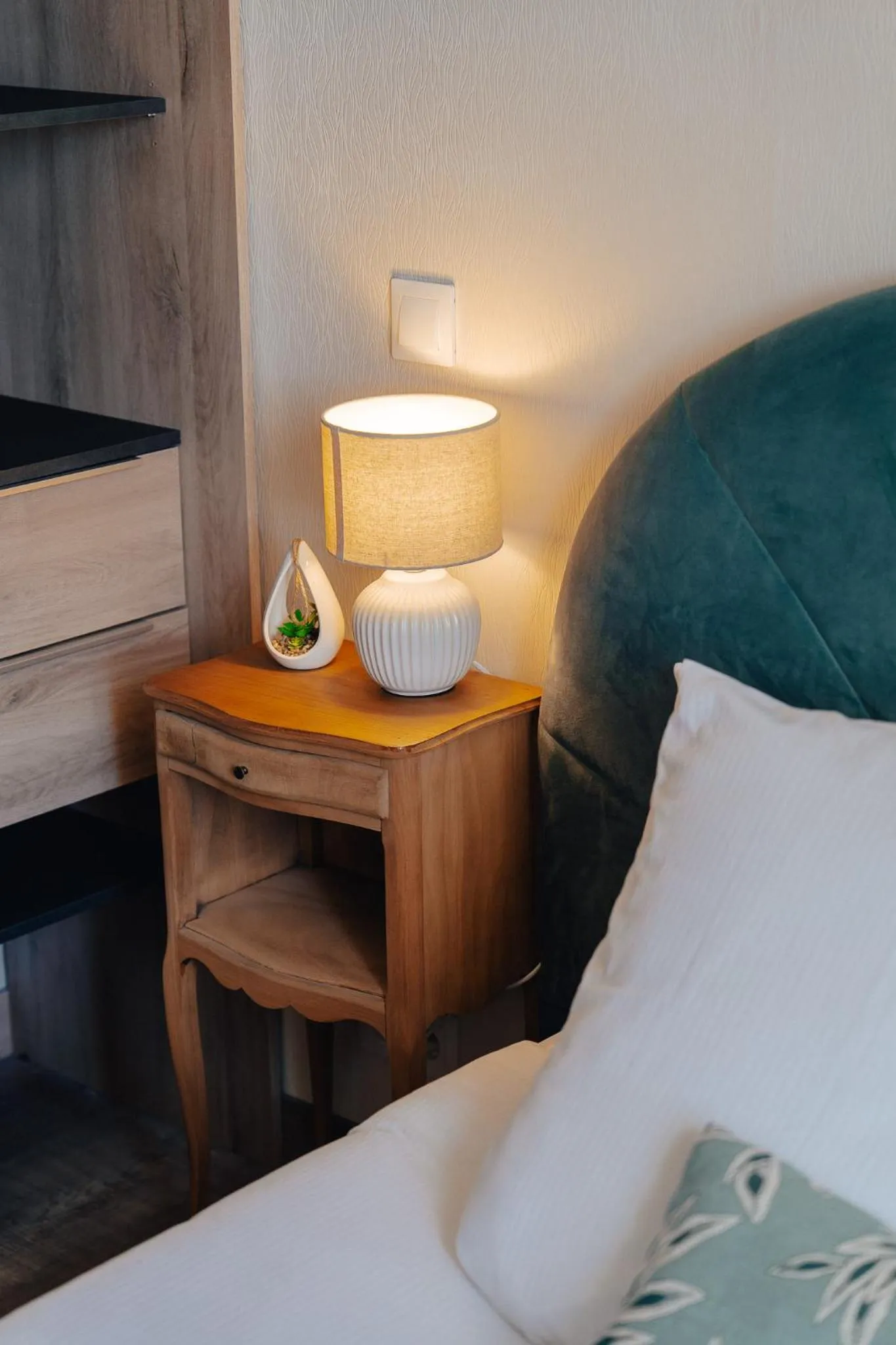 Bed in Hôtel l'Abbaye