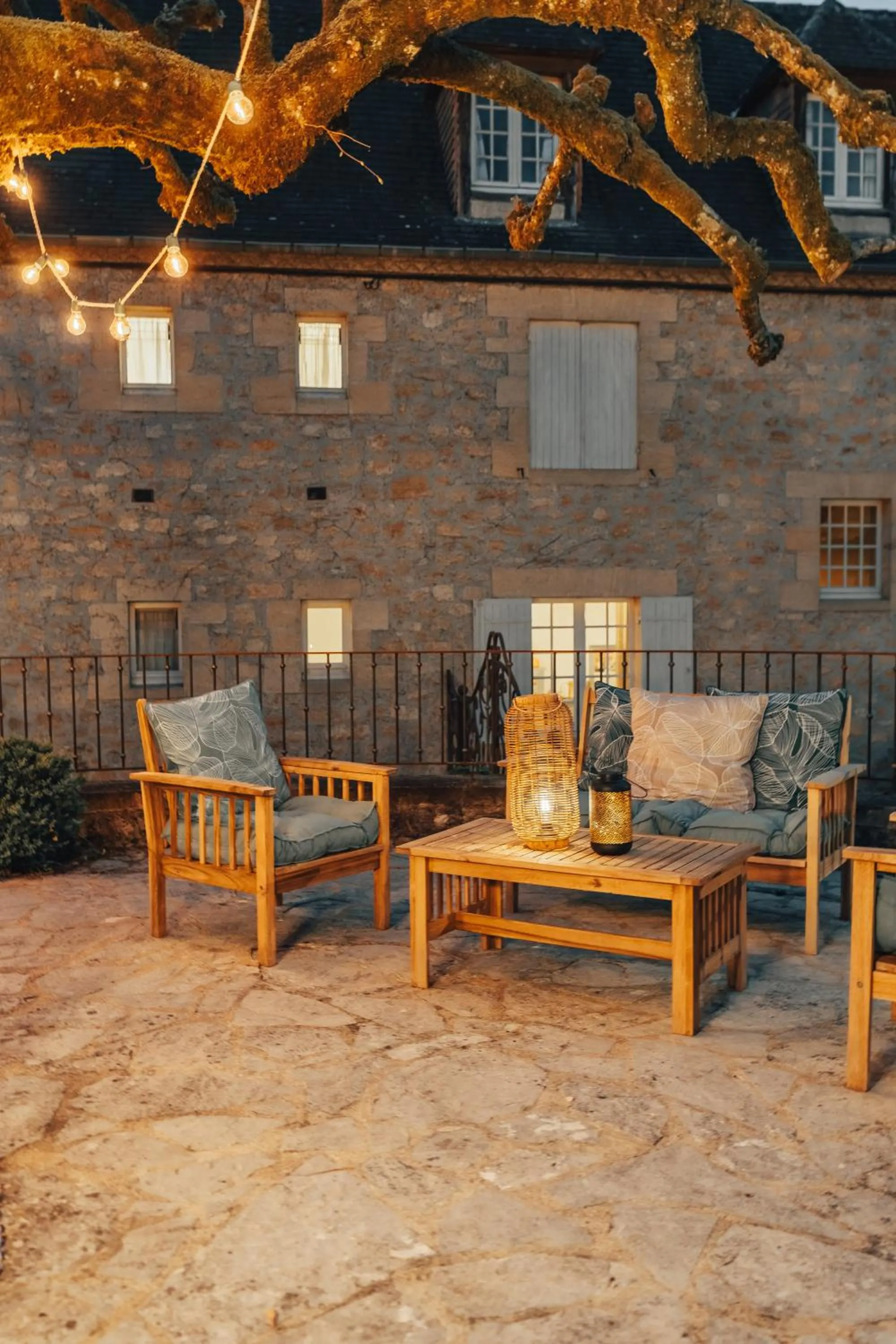 Balcony/Terrace in Hôtel l'Abbaye
