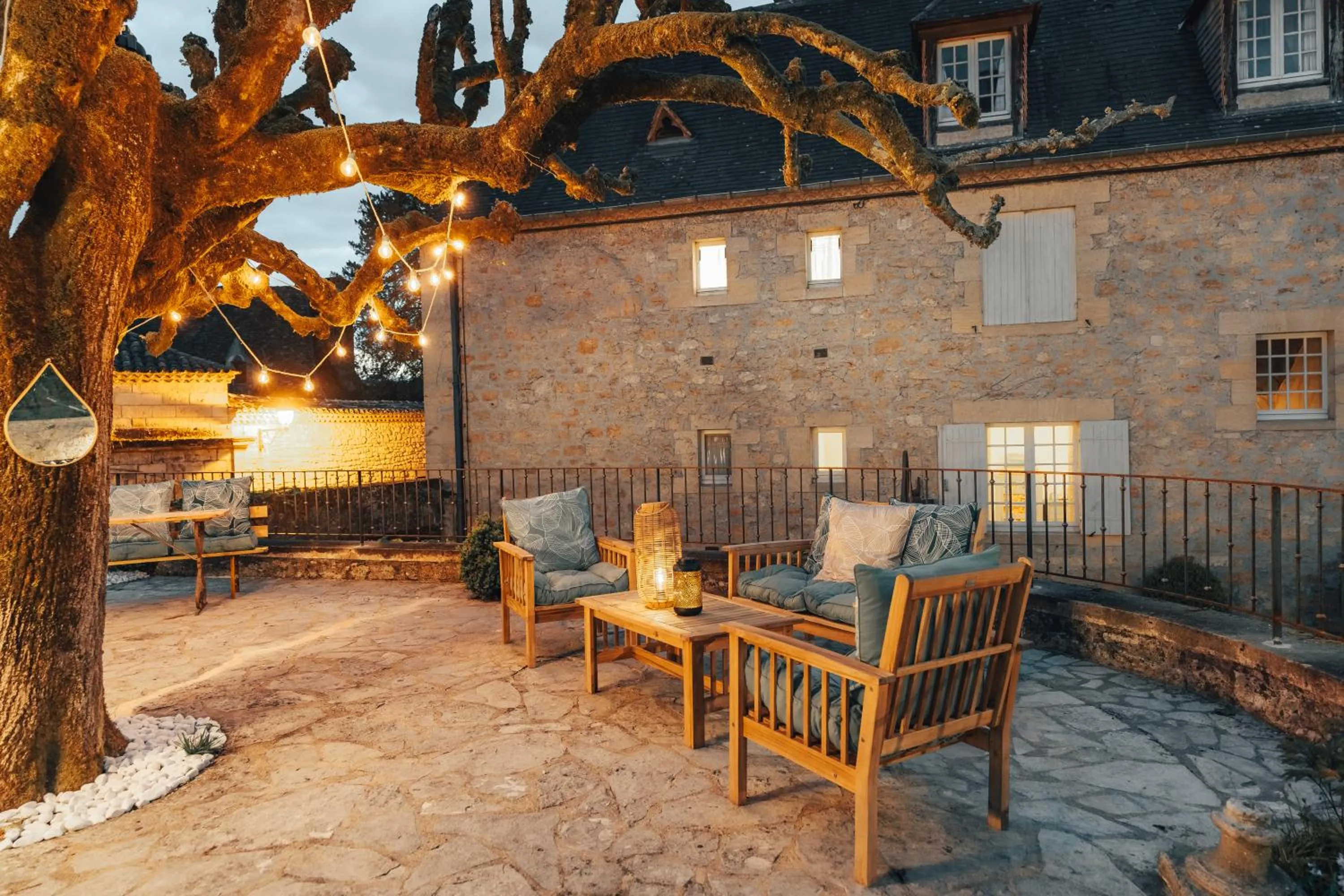 Balcony/Terrace in Hôtel l'Abbaye