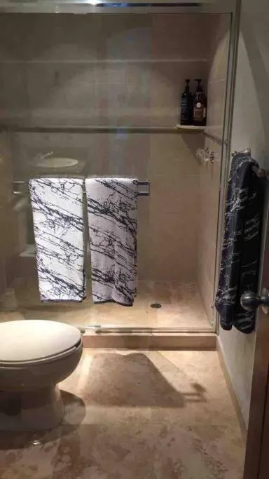 Bathroom in The Dolphins Ocean Front-Beach 2 BR 2Bth